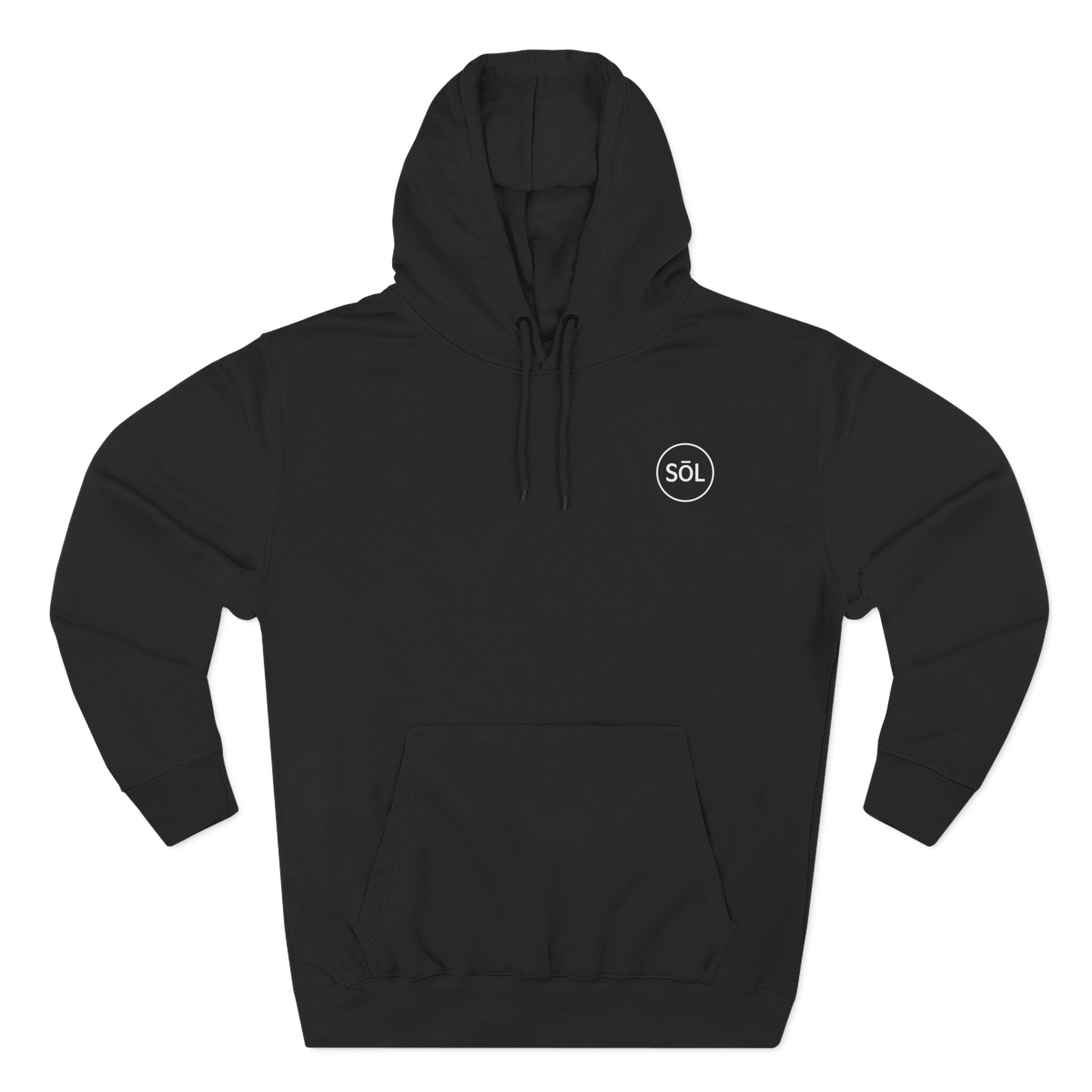 Sōl™ Clothing - Spooky BrainRot Three-Panel Fleece Hoodie | Halloween, Casual Wear, Unisex, Street Style, Cozy Sweatshirt