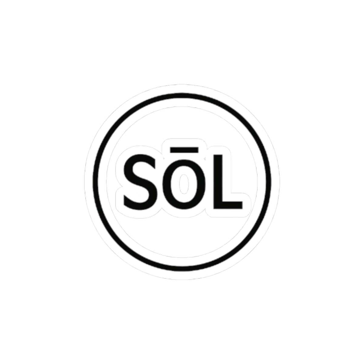 Sōl™ Clothing - Kiss-Cut Stickers - Motivational Laptop Decals, Cool Water Bottle Stickers, Aesthetic Decor, Unique Gifts
