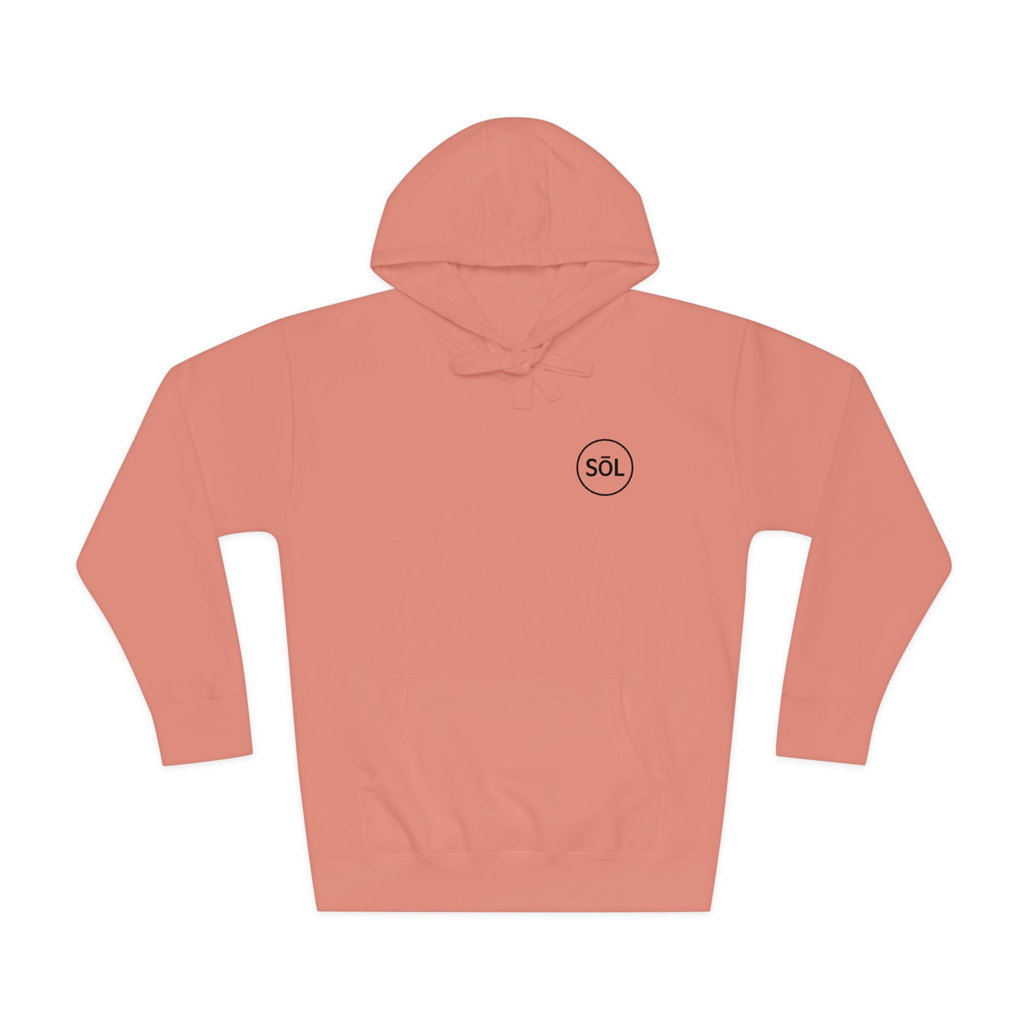 Sōl™ Clothing - Cozy Unisex Fleece Hoodie for Everyday Comfort, Casual Wear, Gift for Friends, Pumpkin Spice Season, Relaxing Days