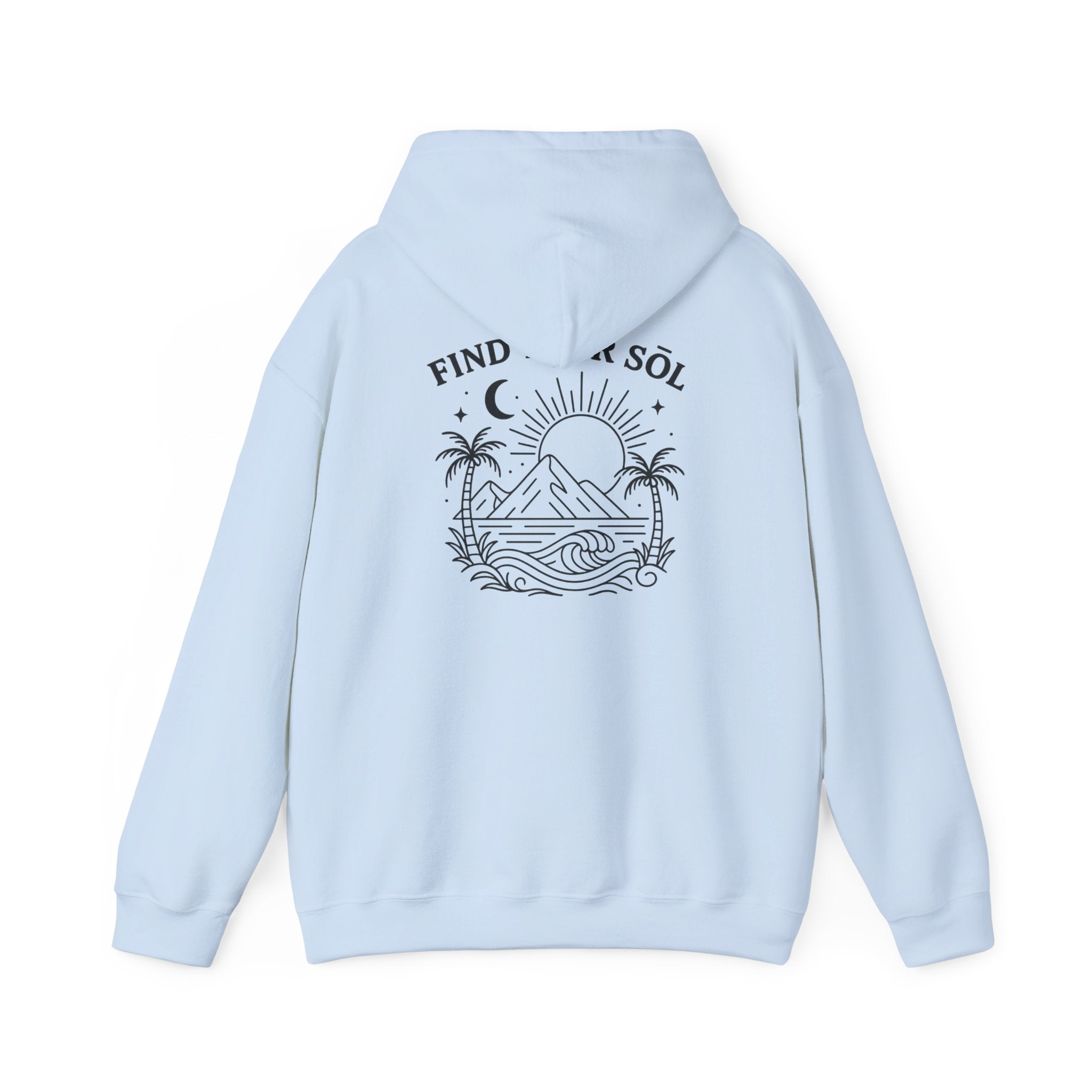 Sōl™ Clothing - Sunshine Graphic Hoodie | Unisex Hooded Sweatshirt | Feel Good Apparel | Cozy Gift for Her/Him | Sun Lover's Top | Casual Wear