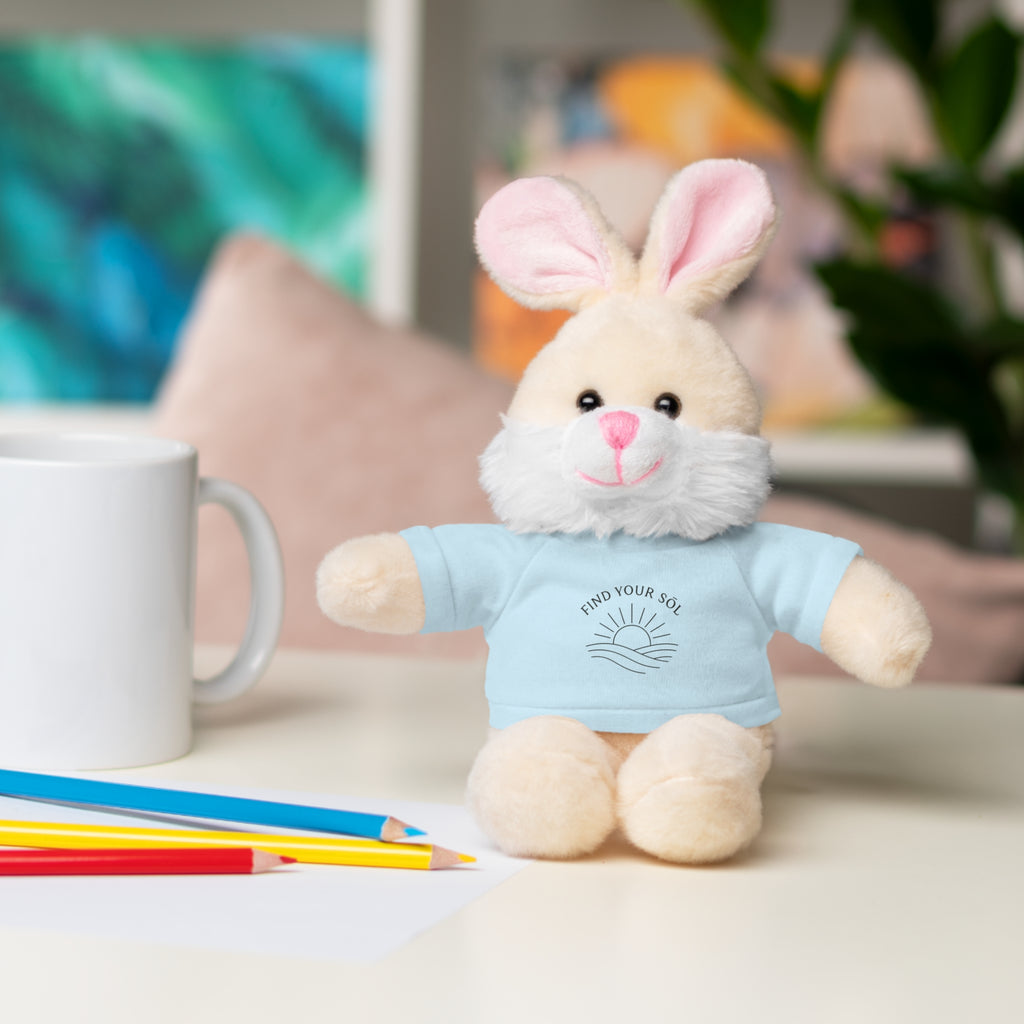 Sōl™ Clothing - Stuffed Animal T-Shirt Buddy, Cute Plush Toy, Personalized Gift, Kids' Birthday Present, Beary Sweet Comfort