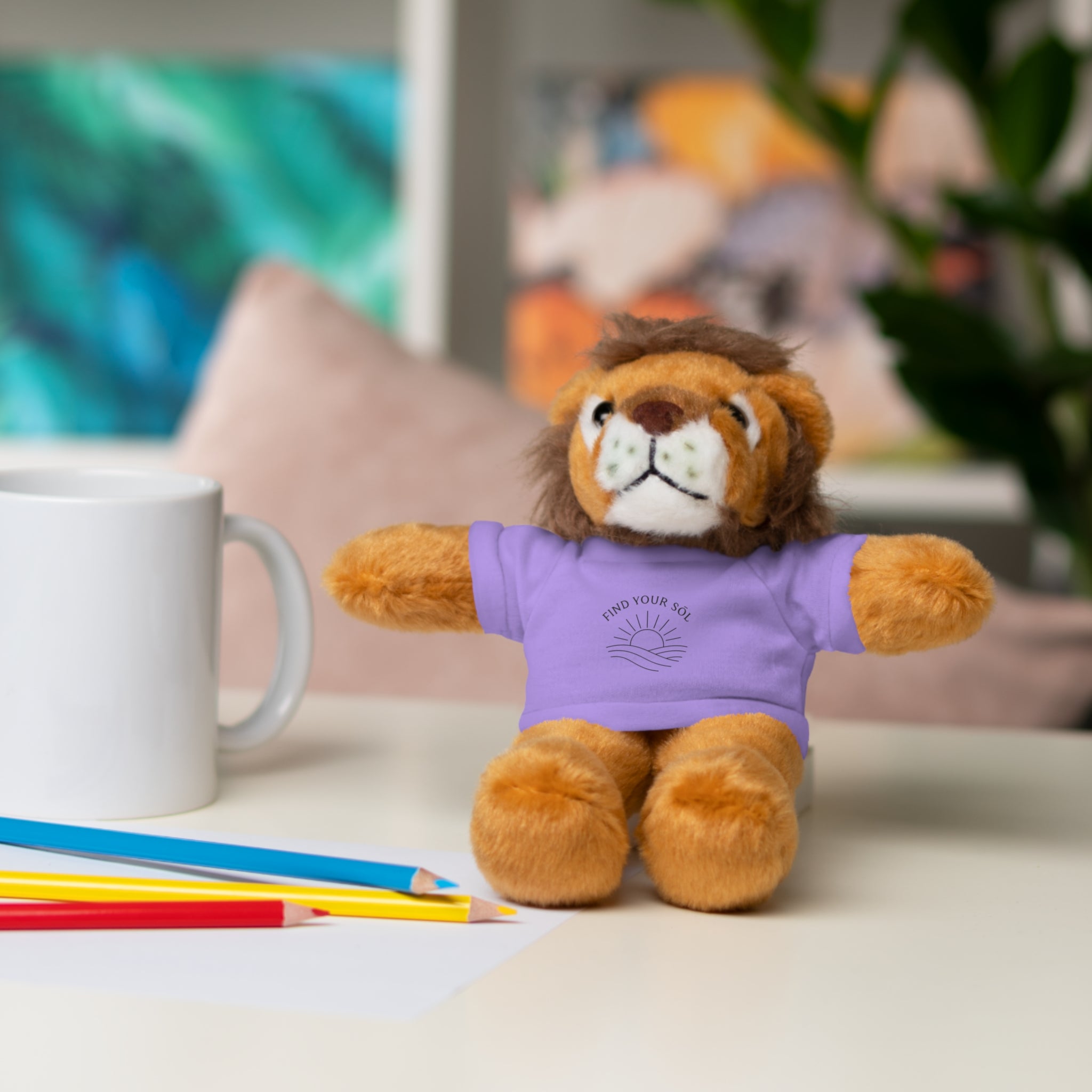 Sōl™ Clothing - Stuffed Animal T-Shirt Buddy, Cute Plush Toy, Personalized Gift, Kids' Birthday Present, Beary Sweet Comfort