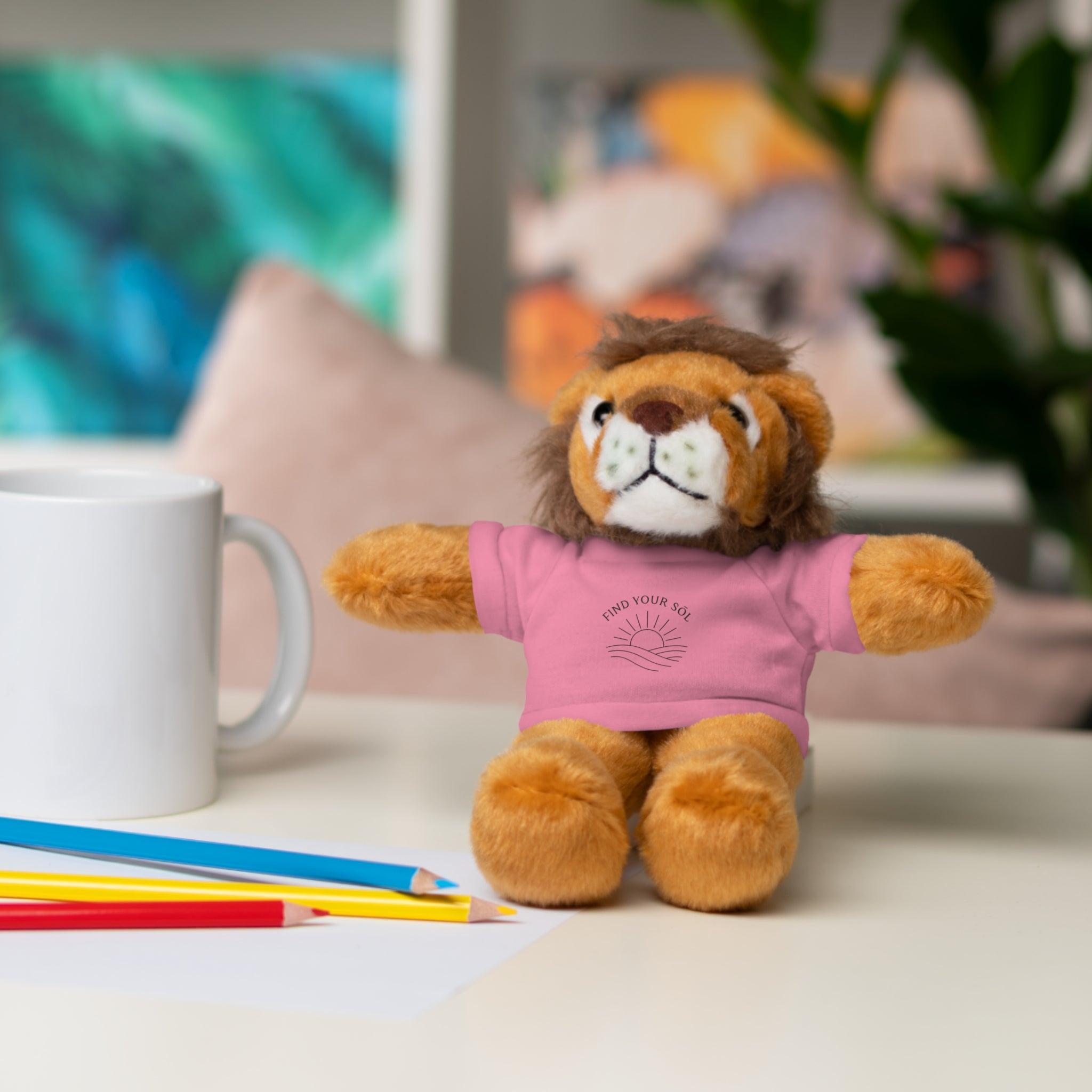 Sōl™ Clothing - Stuffed Animal T-Shirt Buddy, Cute Plush Toy, Personalized Gift, Kids' Birthday Present, Beary Sweet Comfort