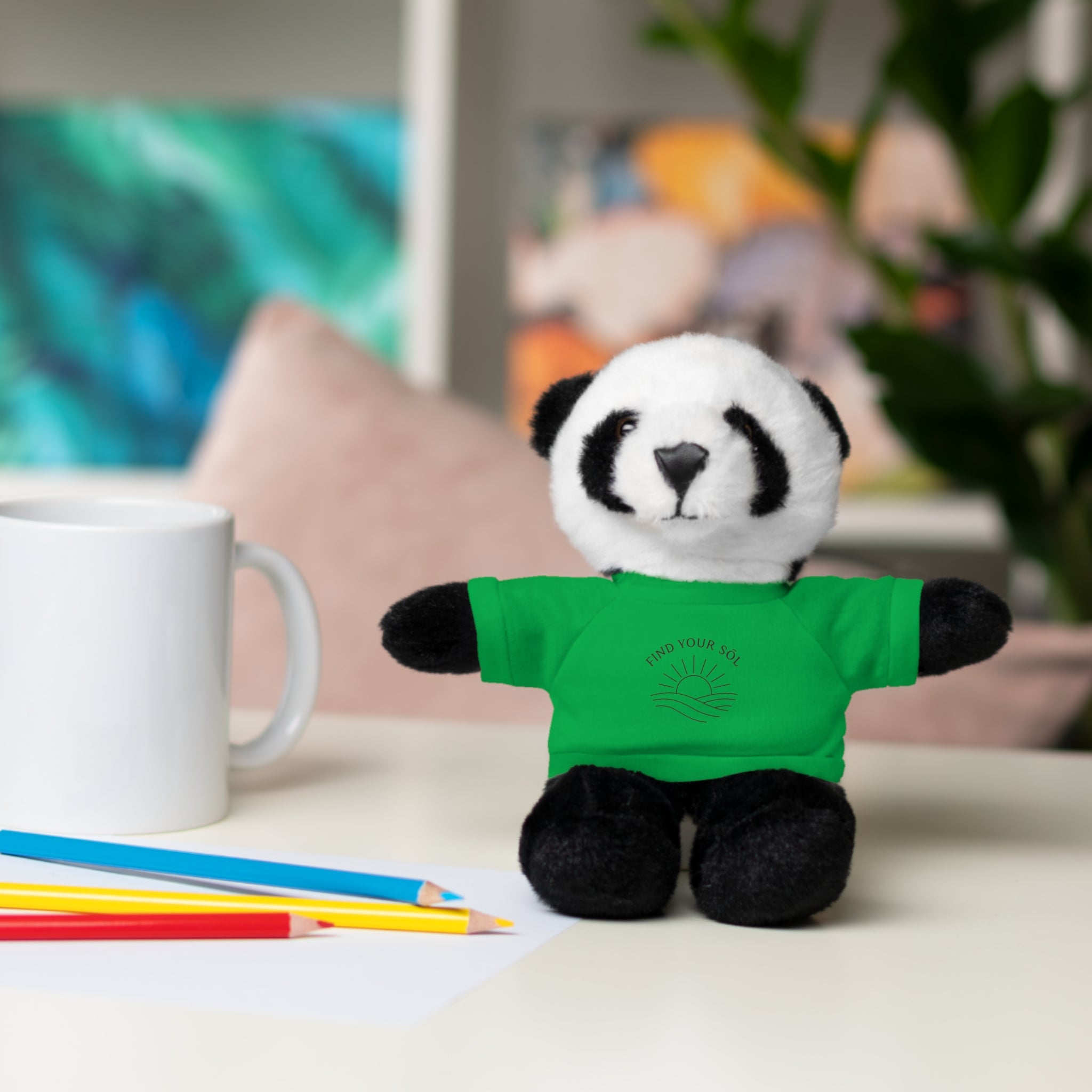 Sōl™ Clothing - Stuffed Animal T-Shirt Buddy, Cute Plush Toy, Personalized Gift, Kids' Birthday Present, Beary Sweet Comfort