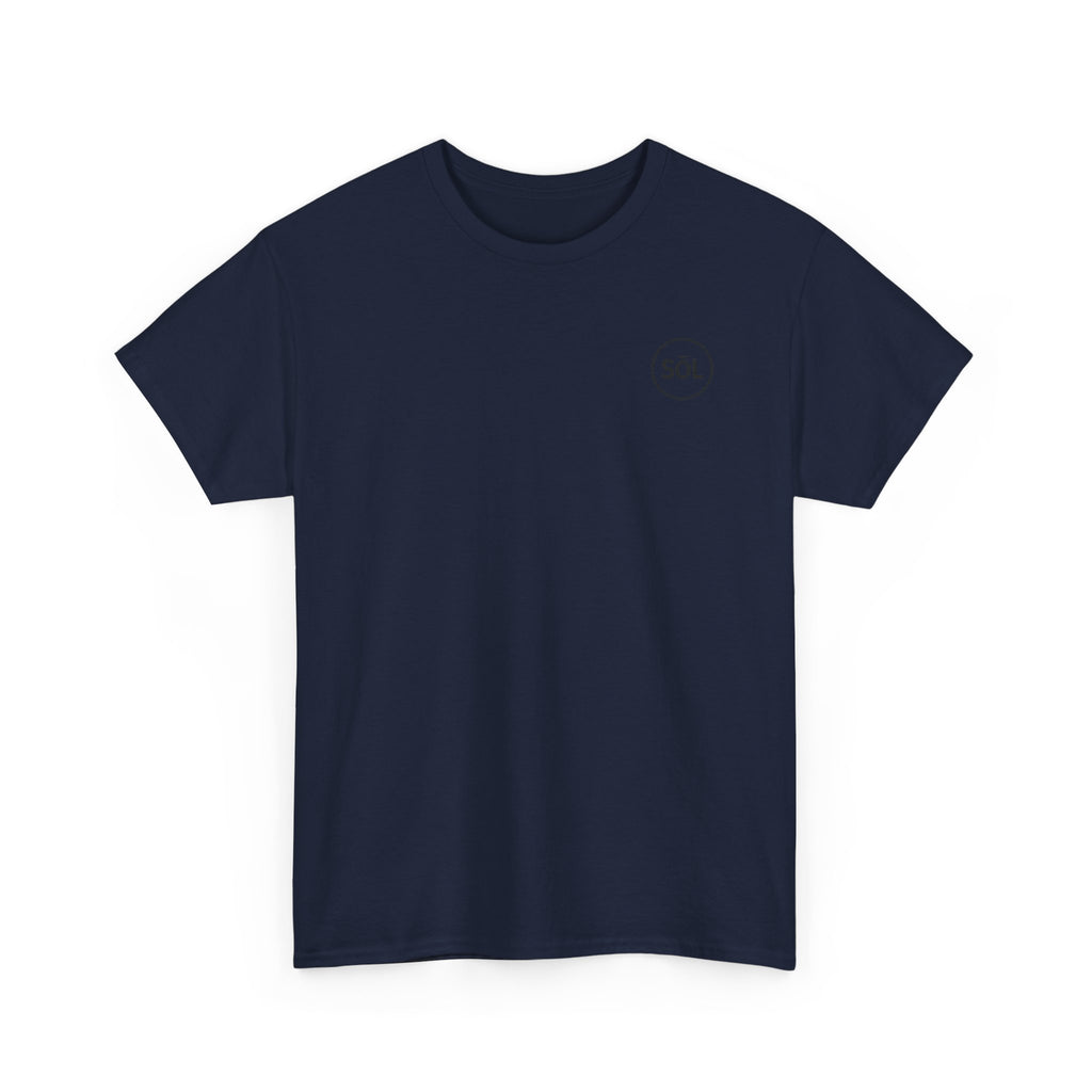 Sōl™ Clothing Unisex Heavy Cotton Minimal Tee - Casual Comfort Wear, Everyday Tee, Gift for Him/Her, Summer Basic, Stylish Layering Piece