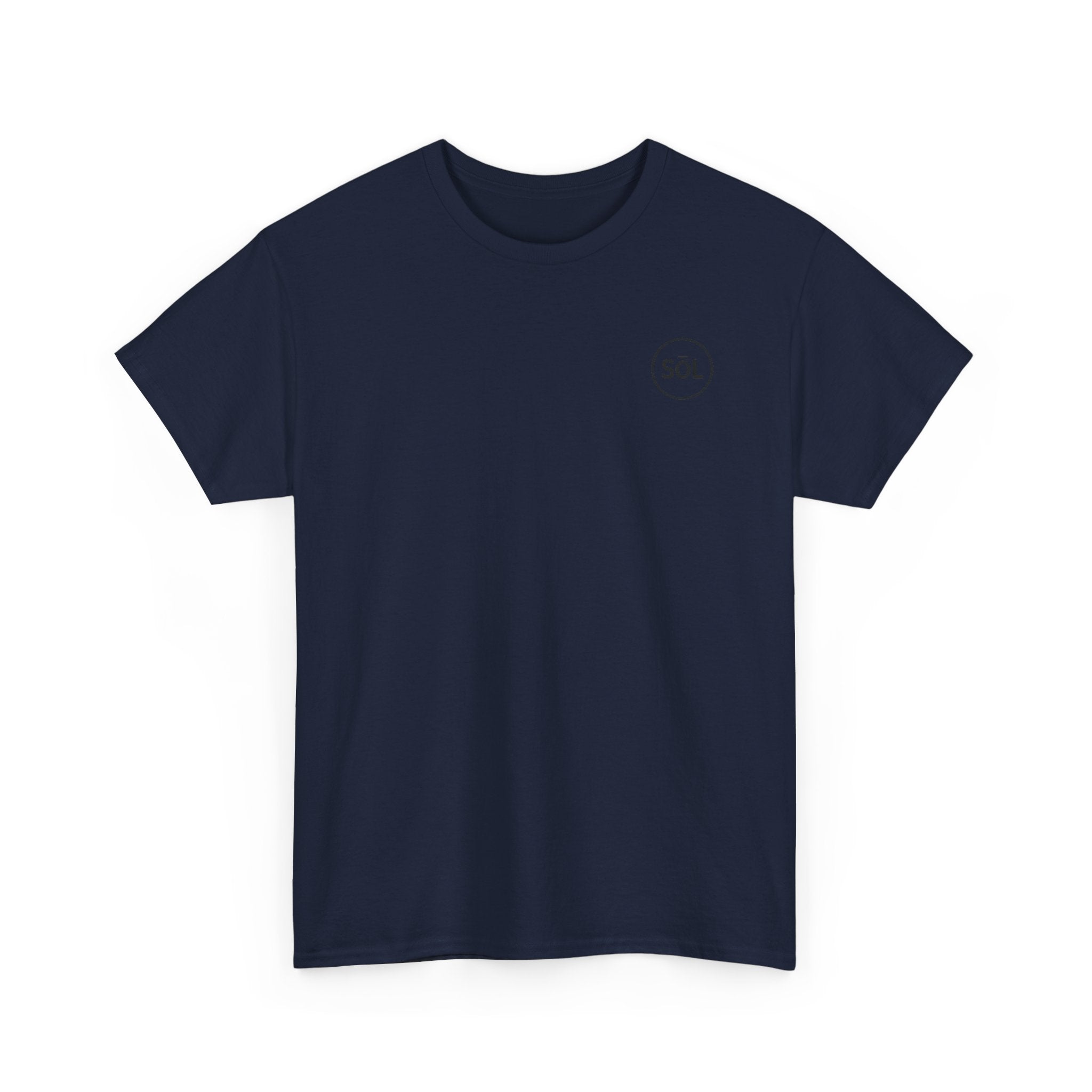 Sōl™ Clothing Unisex Heavy Cotton Minimal Tee - Casual Comfort Wear, Everyday Tee, Gift for Him/Her, Summer Basic, Stylish Layering Piece
