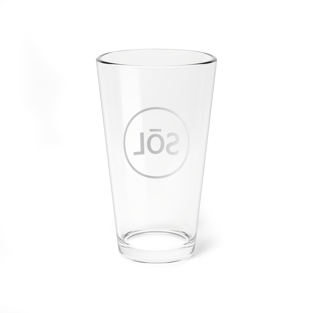 Sōl™ - Sleek Mixing Glass, Perfect for Cocktails, Home Bars, Gift for Bartenders, Partyware, Unique Glassware