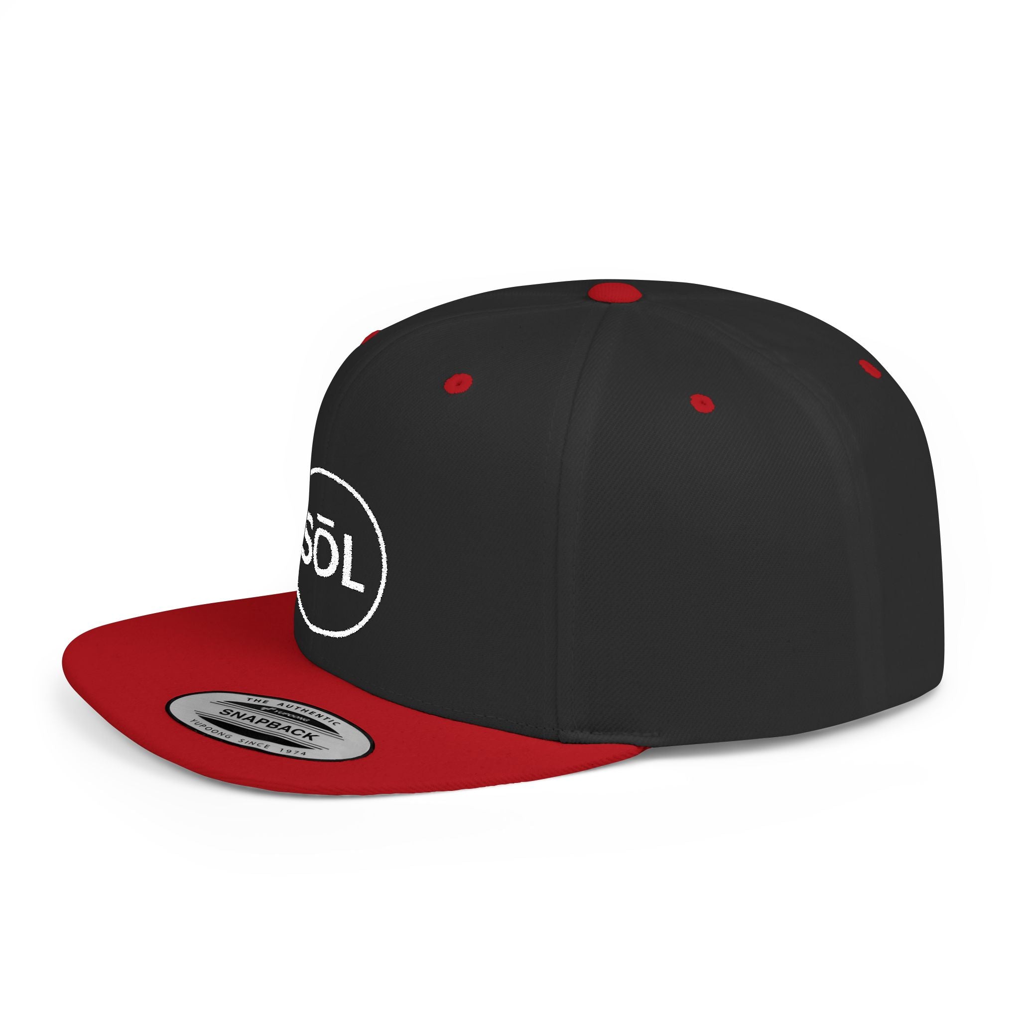 Sōl™ Clothing - Flat Bill Snapback Cap, Trendy Snapback Hat for Urban Fashion, Casual Streetwear Accessory, Perfect Gift for Him, Birthday Gift, [...]