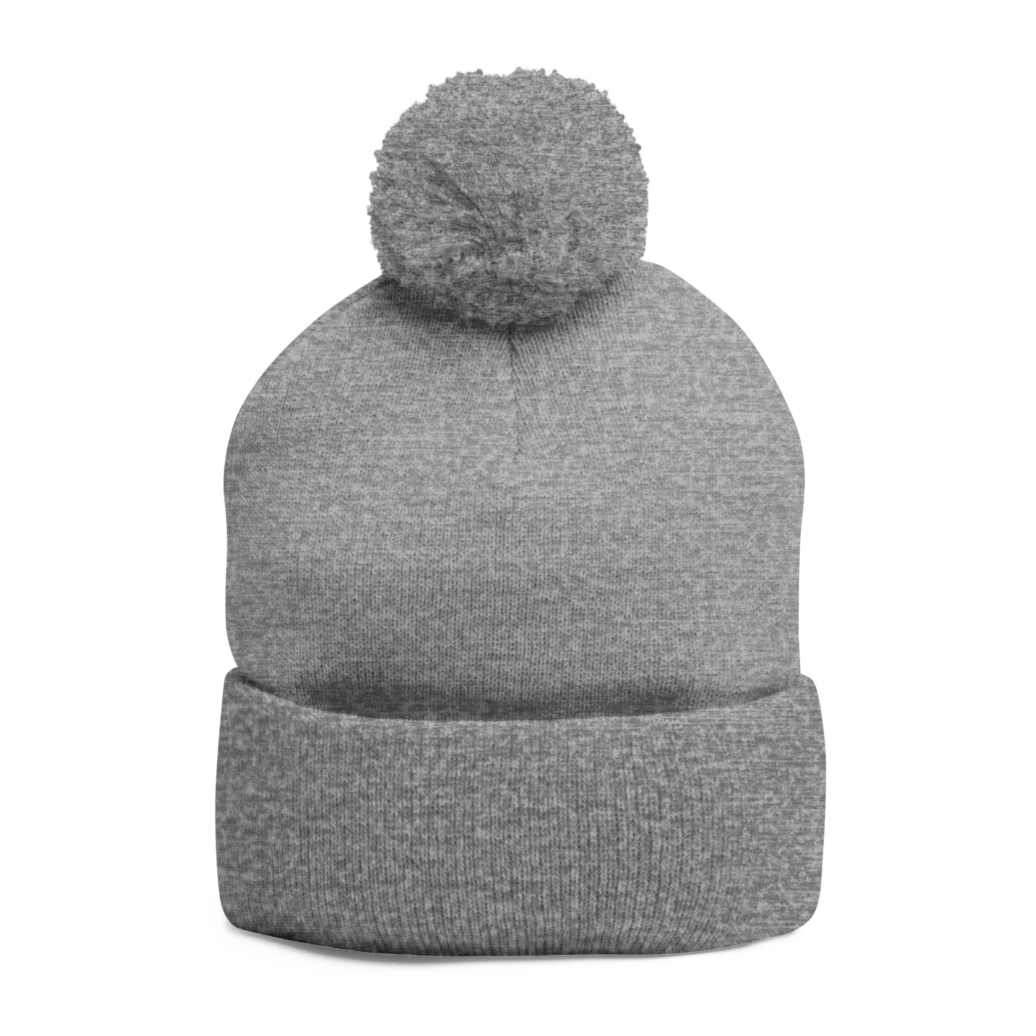 Sōl™ Clothing - Cozy Pom-Pom Knit Cap - Perfect for Winter Fashion, Ski Trips, Gift for Her, Embroidered Beanie, Casual Accessories