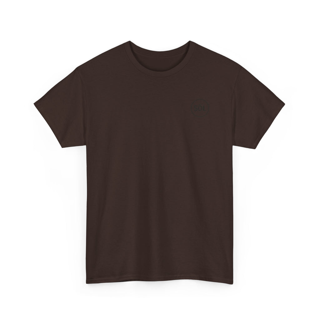Sōl™ Clothing Unisex Heavy Cotton Minimal Tee - Casual Comfort Wear, Everyday Tee, Gift for Him/Her, Summer Basic, Stylish Layering Piece