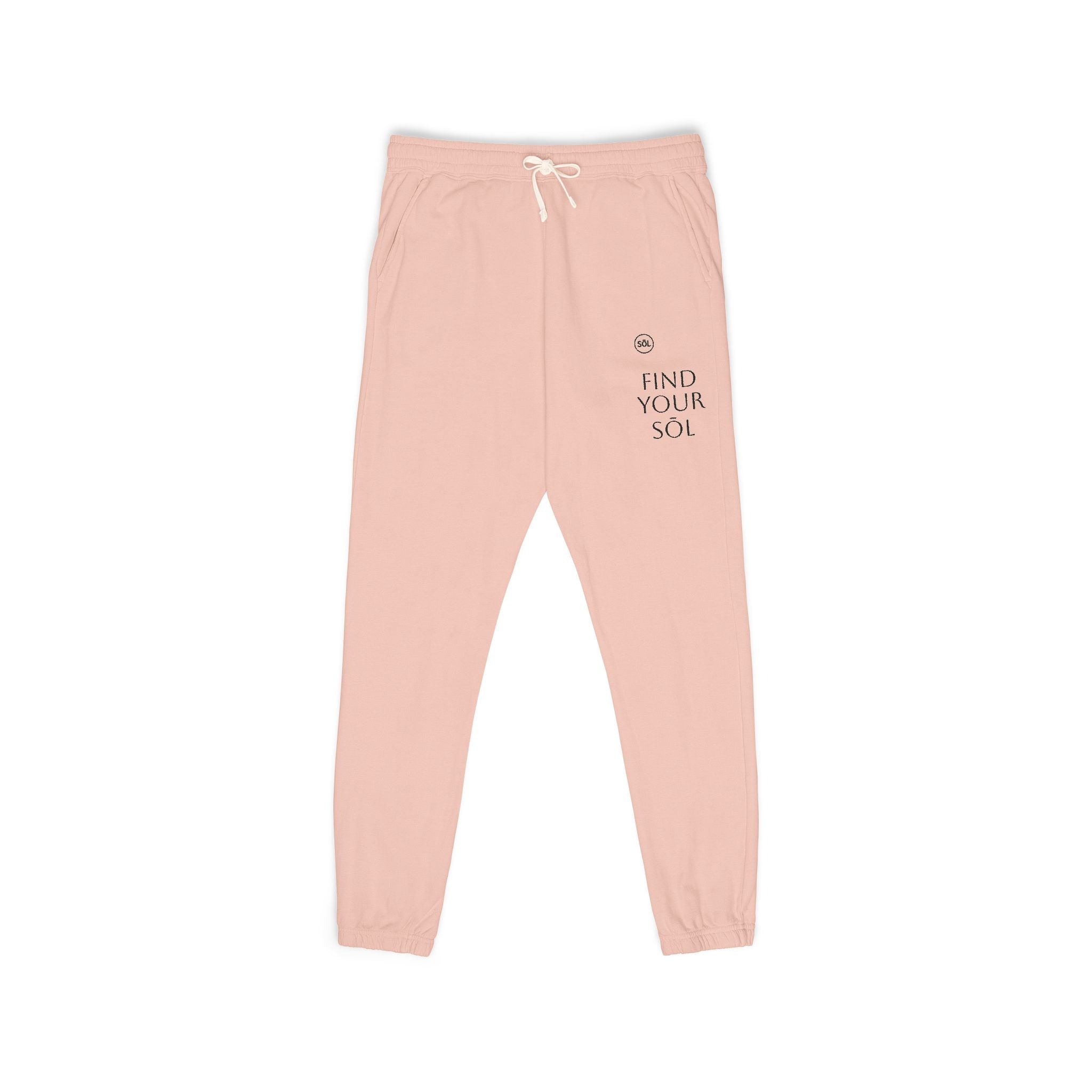 Sōl™ Clothing - Cozy Fleece Sweatpants - Find Your Soul, Loungewear, Casual Comfort, Gift for Her, Unisex Joggers