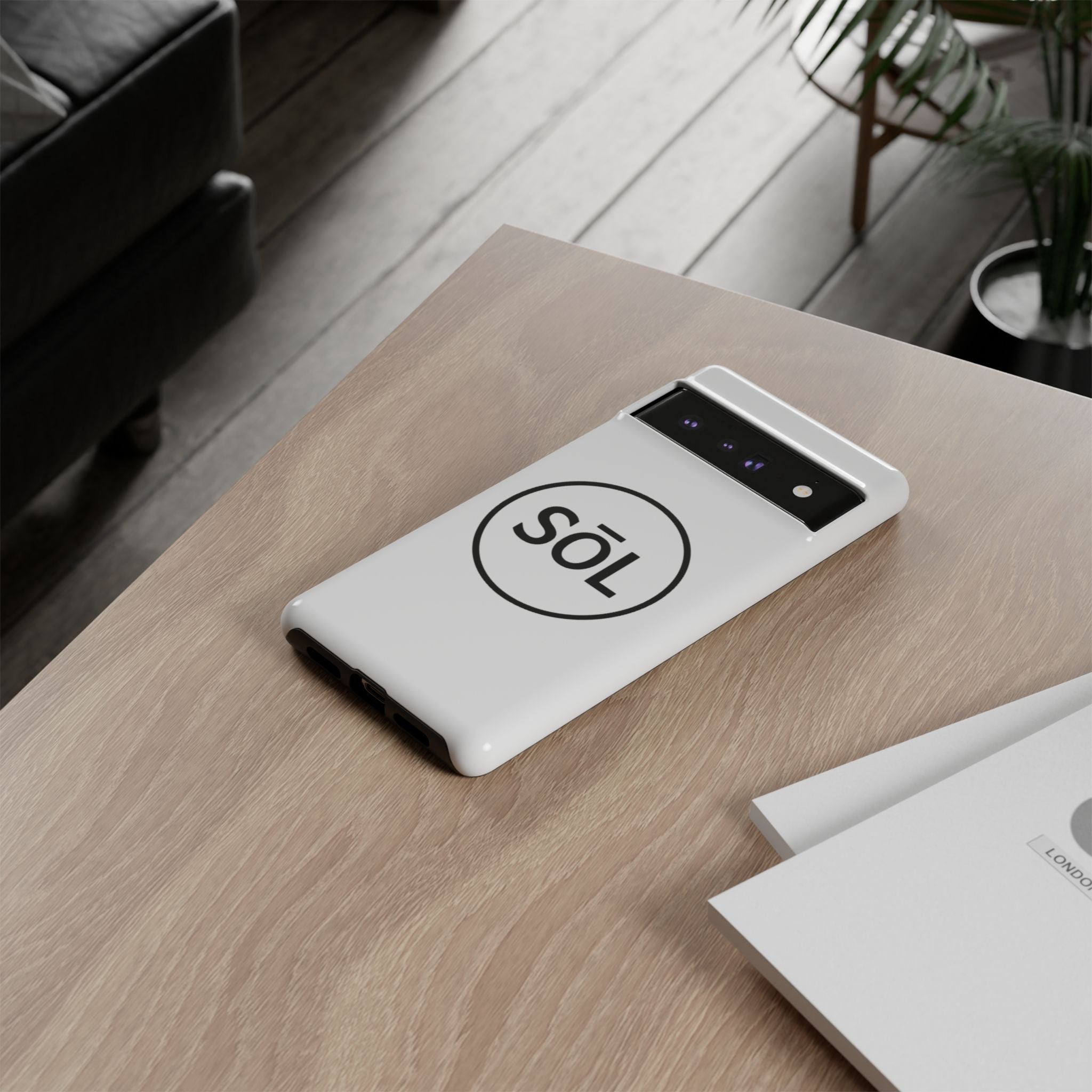 Sōl™ Clothing - Sleek Phone Case with Minimalist SŌL Design, Durable Protection for Everyday Use, Stylish Gift for Tech Lovers, Phone Accessory, [...]