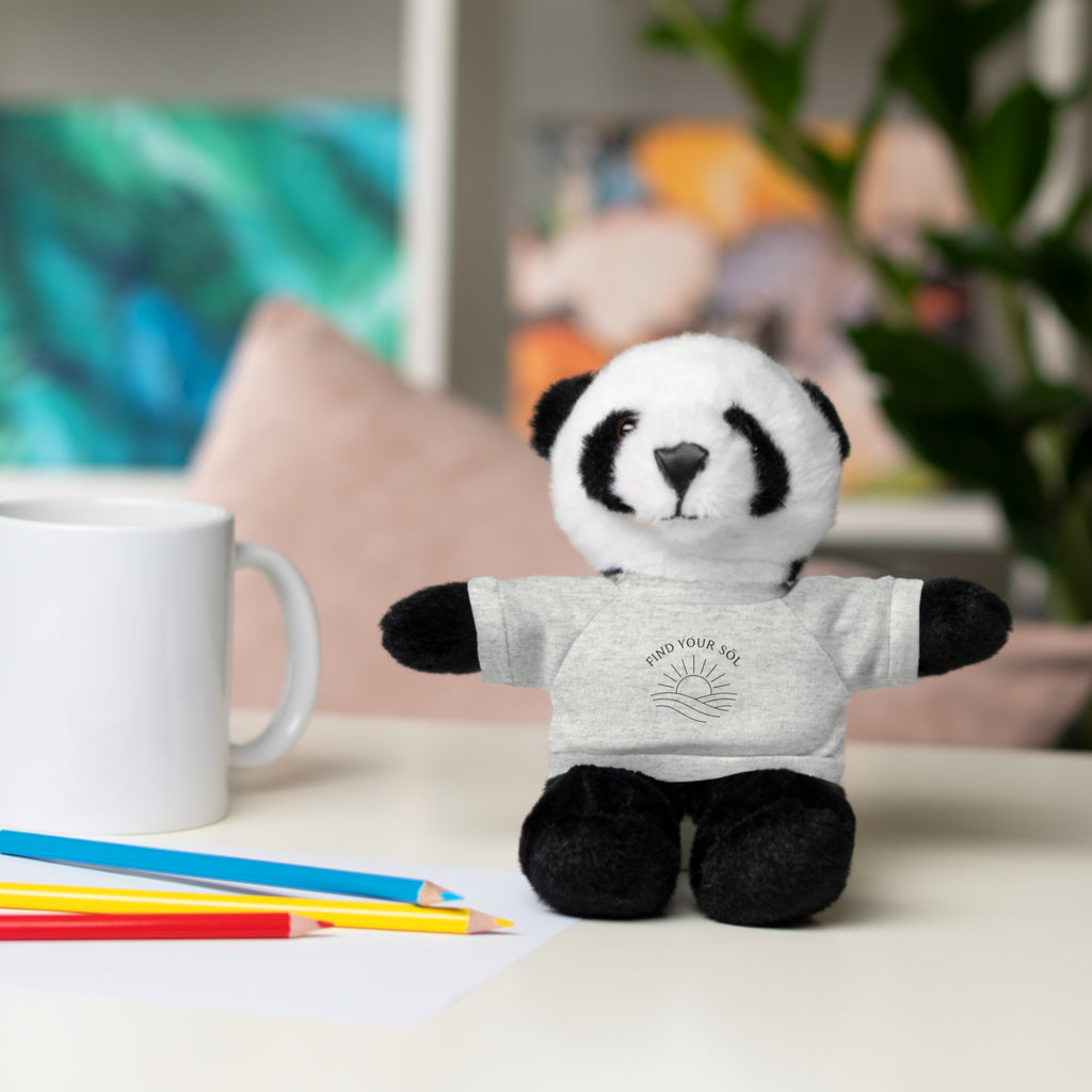 Sōl™ Clothing - Stuffed Animal T-Shirt Buddy, Cute Plush Toy, Personalized Gift, Kids' Birthday Present, Beary Sweet Comfort
