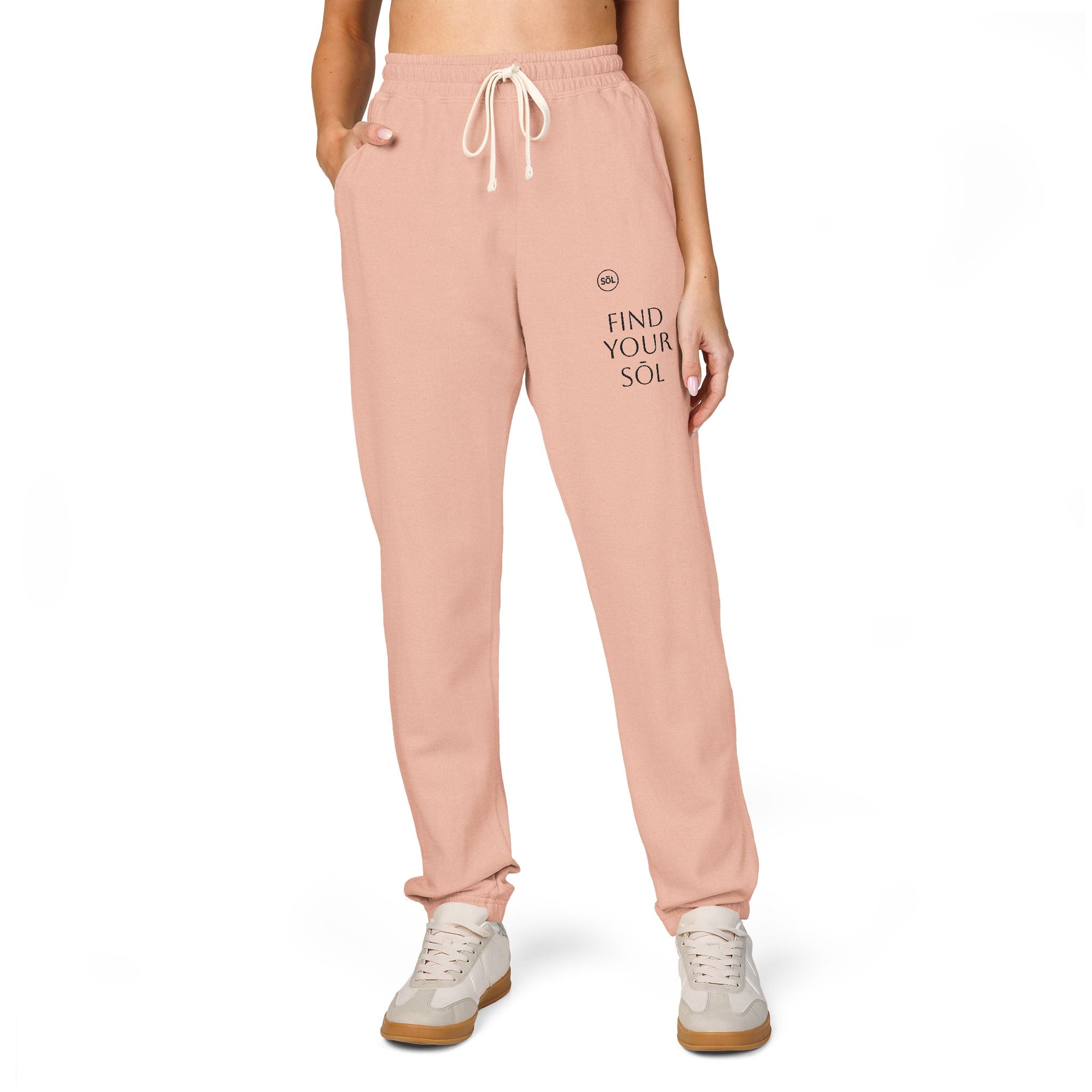 Sōl™ Clothing - Cozy Fleece Sweatpants - Find Your Soul, Loungewear, Casual Comfort, Gift for Her, Unisex Joggers