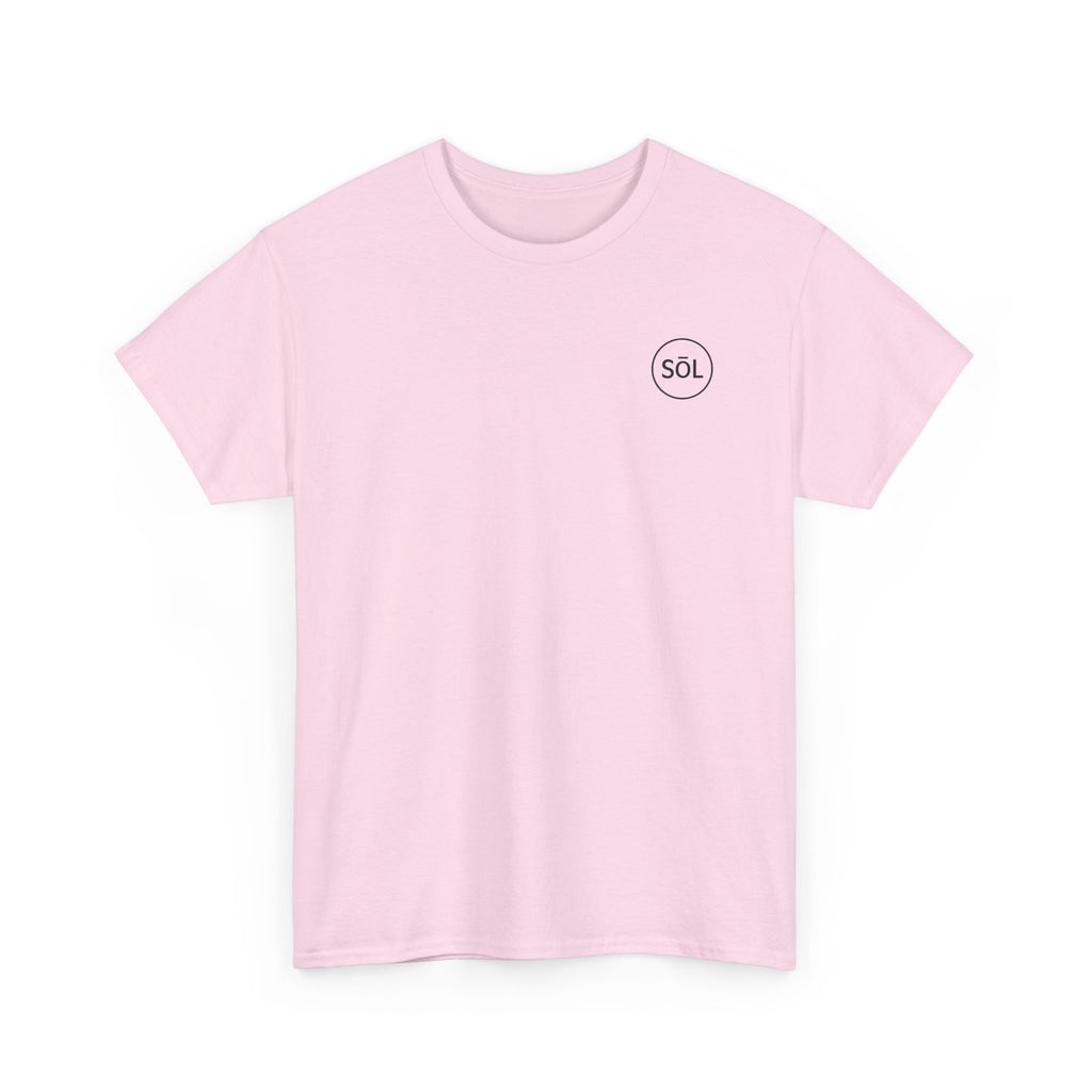 Sōl™ Clothing Unisex Heavy Cotton Minimal Tee - Casual Comfort Wear, Everyday Tee, Gift for Him/Her, Summer Basic, Stylish Layering Piece