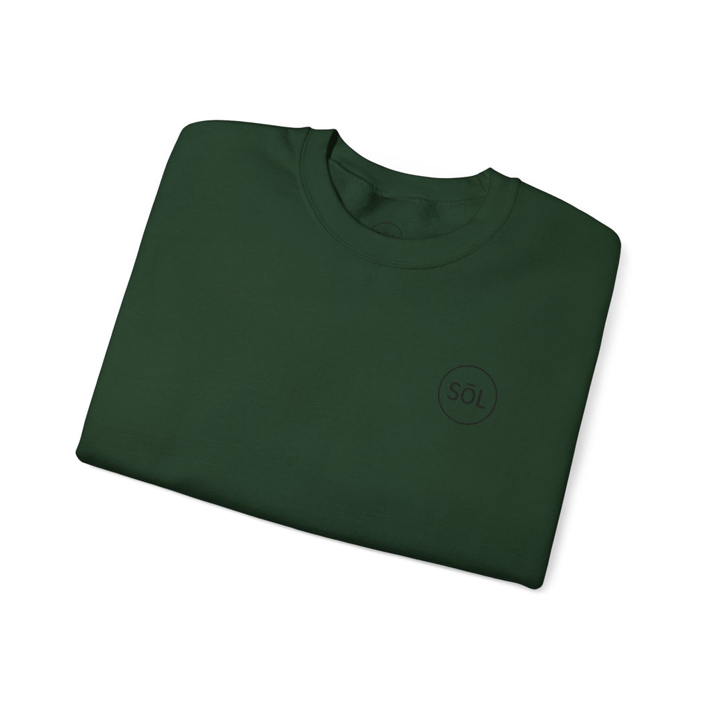 Sōl™ Clothing - Minimalist Crewneck Sweatshirt, Cozy Unisex Sweatshirt, Gift for Her, Casual Wear, Layering Essential, Comfortable Outfit