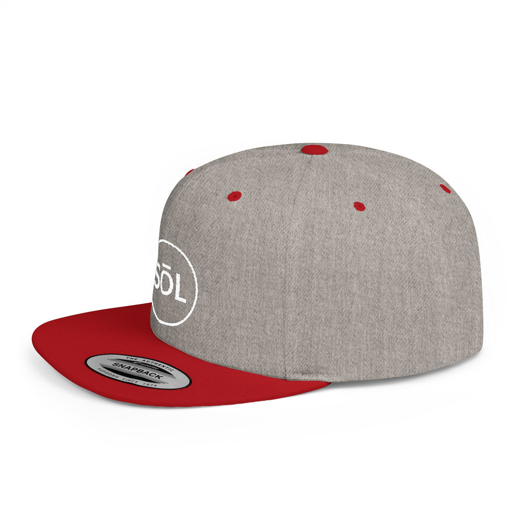 Sōl™ Clothing - Flat Bill Snapback Cap, Trendy Snapback Hat for Urban Fashion, Casual Streetwear Accessory, Perfect Gift for Him, Birthday Gift, [...]