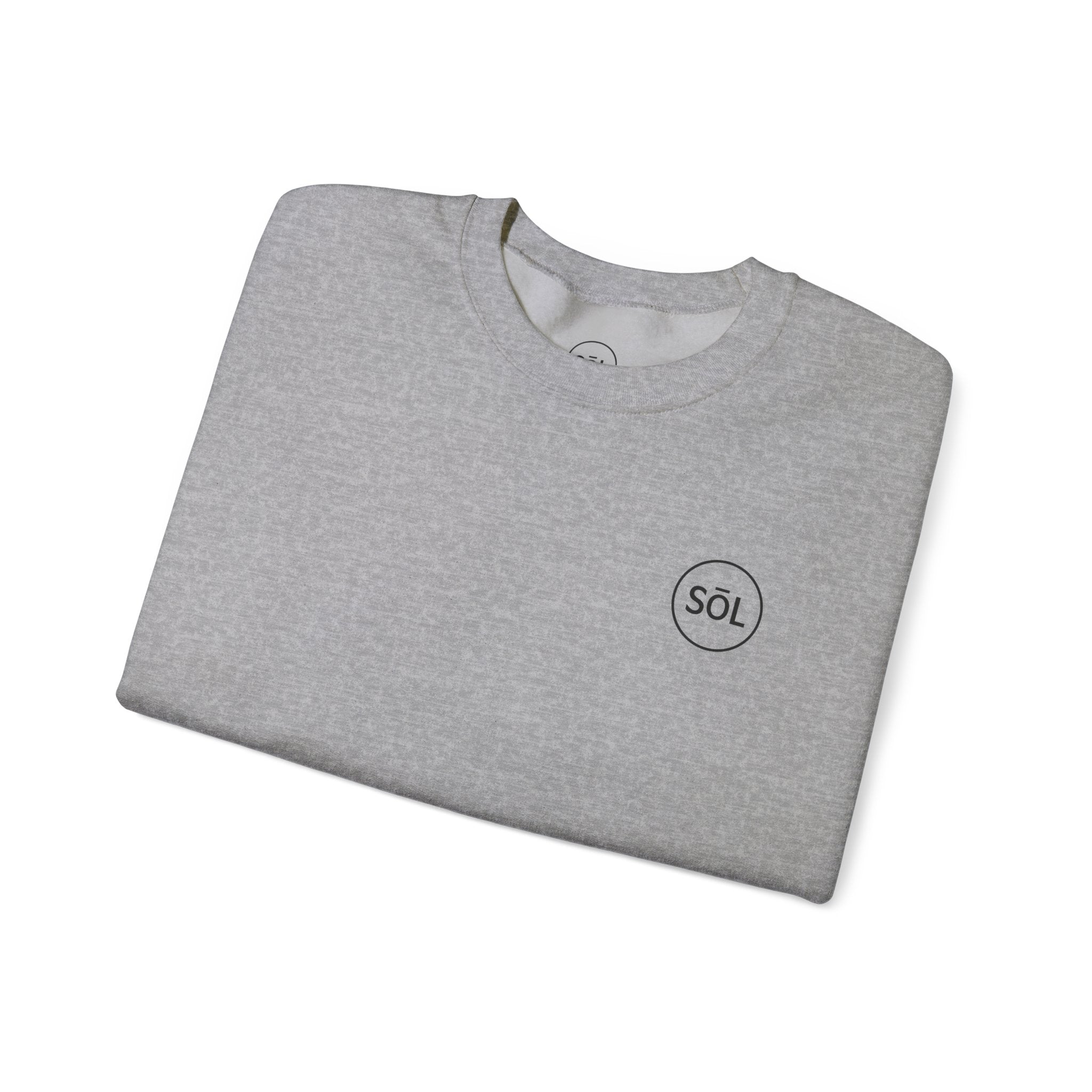 Sōl™ Clothing - Minimalist Crewneck Sweatshirt, Cozy Unisex Sweatshirt, Gift for Her, Casual Wear, Layering Essential, Comfortable Outfit