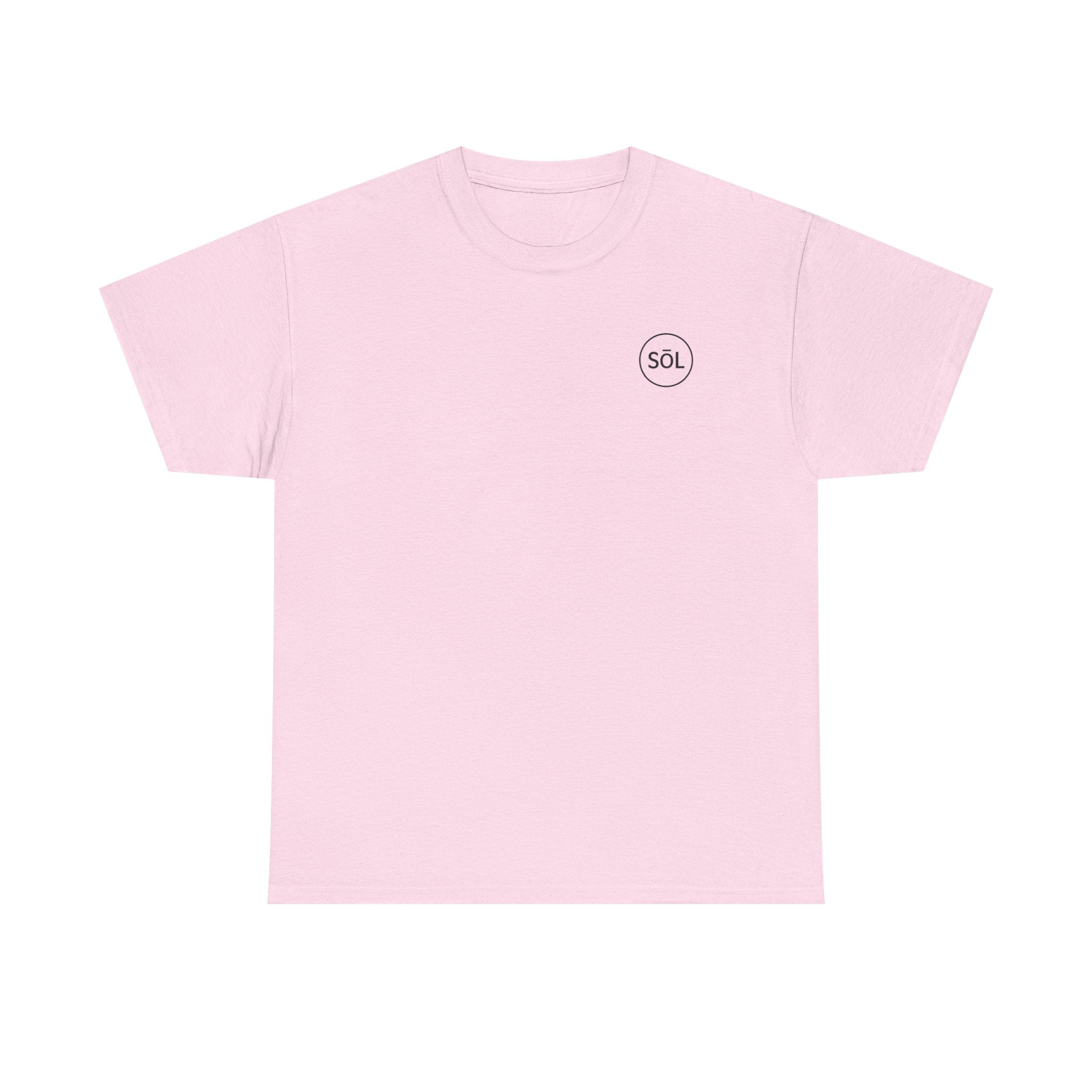 Sōl™ Clothing Unisex Heavy Cotton Minimal Tee - Casual Comfort Wear, Everyday Tee, Gift for Him/Her, Summer Basic, Stylish Layering Piece