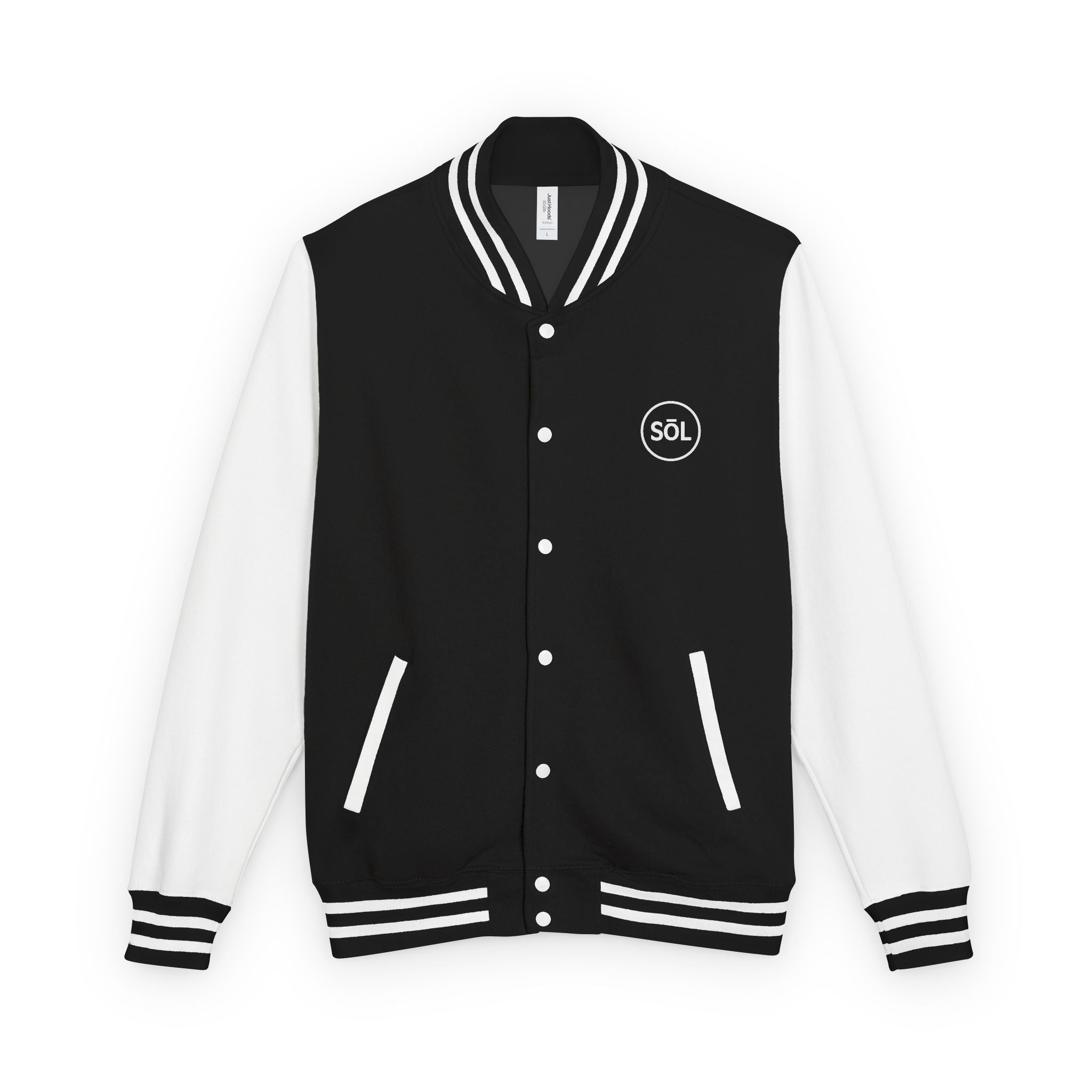 Sōl™ Clothing - Unisex Heavyweight Letterman Jacket - Find Your Sól, Personalized Gift, College Apparel, Retro Style, Casual Outerwear