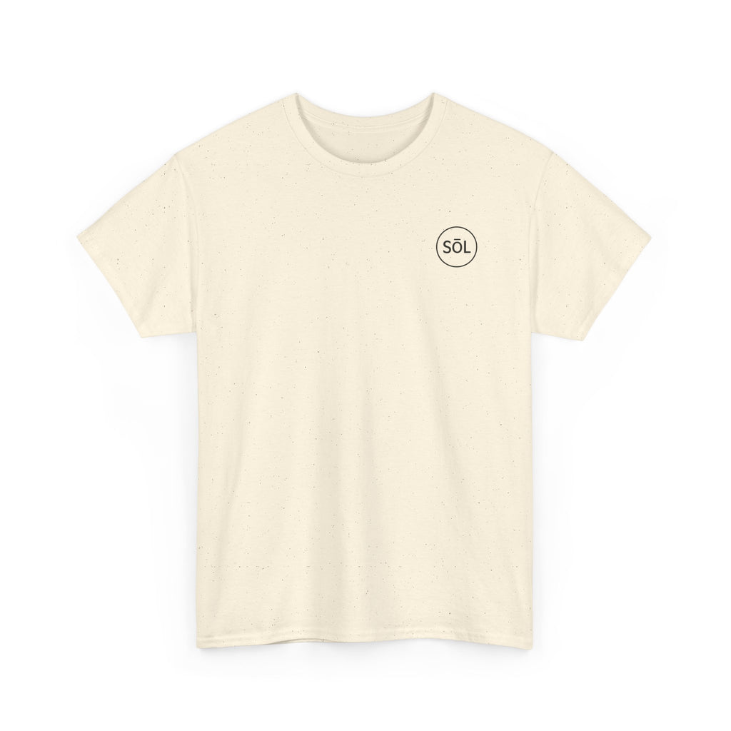 Sōl™ Clothing Unisex Heavy Cotton Minimal Tee - Casual Comfort Wear, Everyday Tee, Gift for Him/Her, Summer Basic, Stylish Layering Piece
