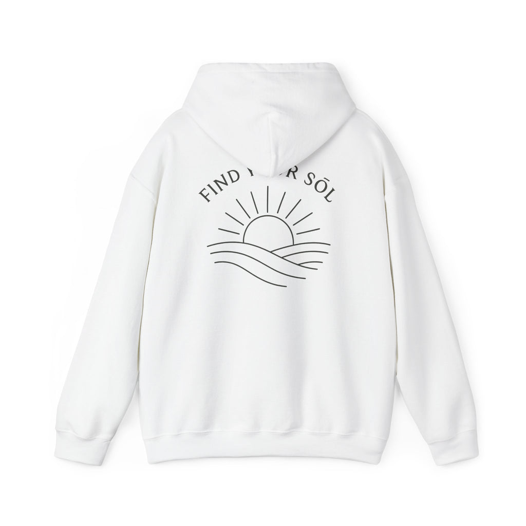 Sōl™ Clothing - Find Your Sōl Sweatshirt - Cozy Unisex Hoodie, Perfect Gift for Nature Lovers, Meditation Apparel, Casual Style