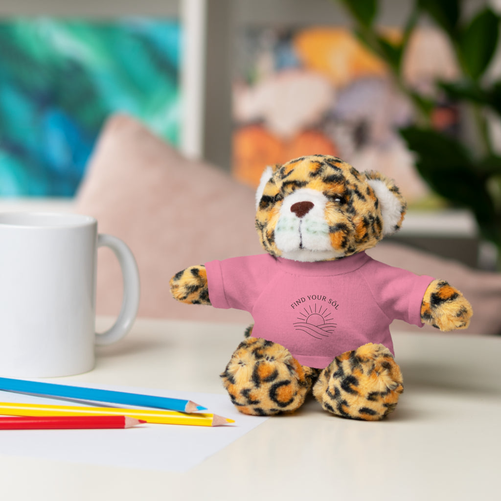 Sōl™ Clothing - Stuffed Animal T-Shirt Buddy, Cute Plush Toy, Personalized Gift, Kids' Birthday Present, Beary Sweet Comfort