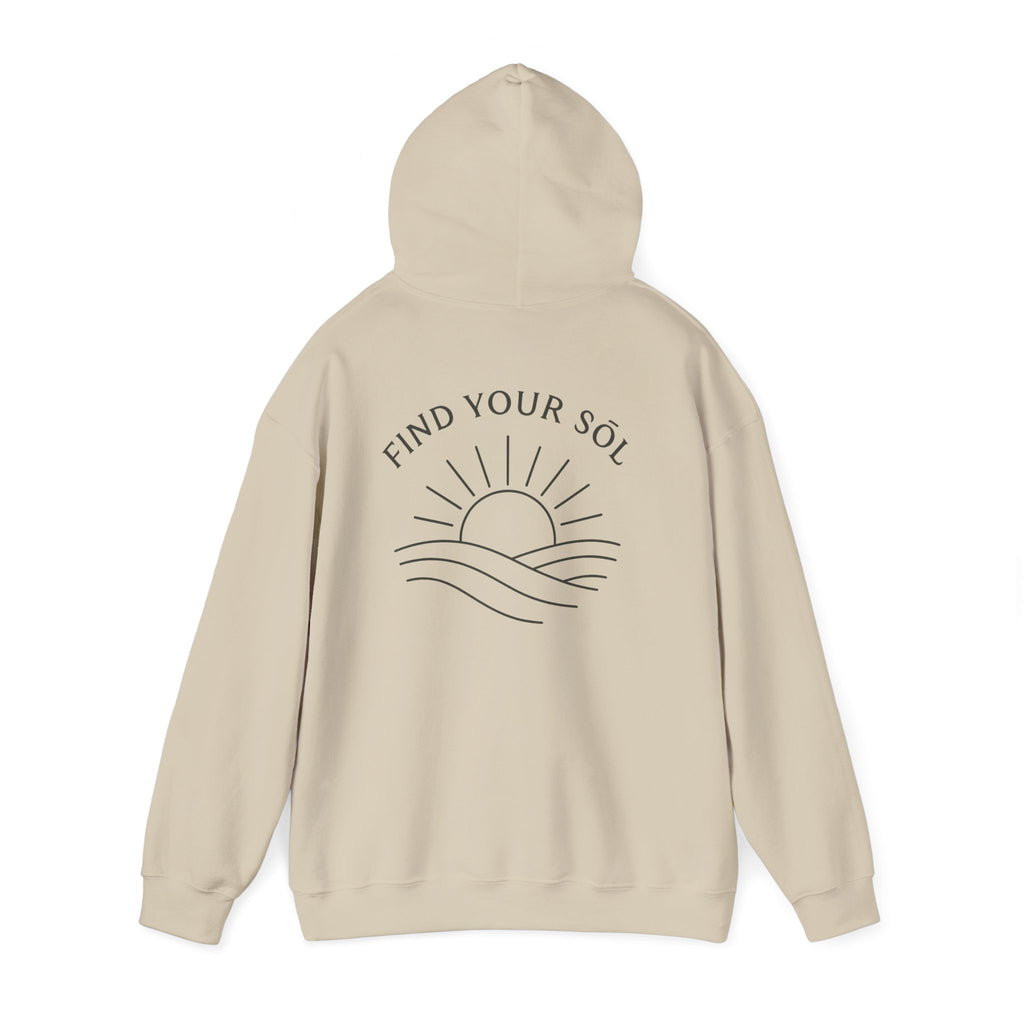 Sōl™ Clothing - Find Your Sōl Sweatshirt - Cozy Unisex Hoodie, Perfect Gift for Nature Lovers, Meditation Apparel, Casual Style