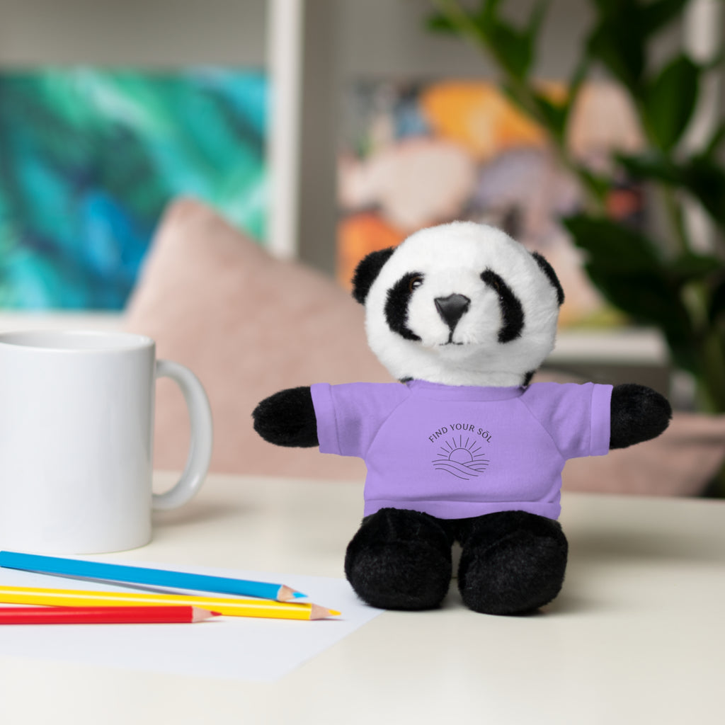 Sōl™ Clothing - Stuffed Animal T-Shirt Buddy, Cute Plush Toy, Personalized Gift, Kids' Birthday Present, Beary Sweet Comfort