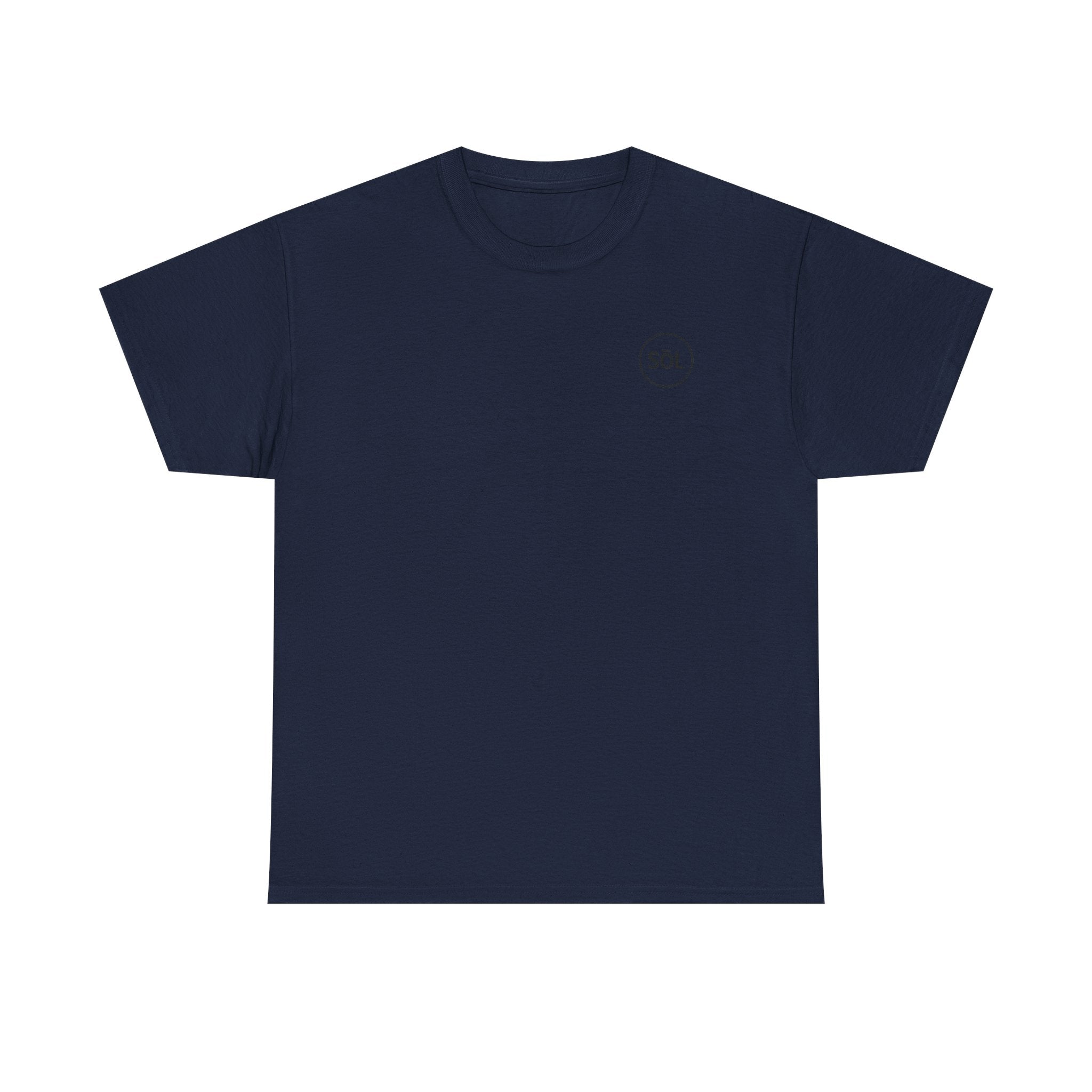 Sōl™ Clothing Unisex Heavy Cotton Minimal Tee - Casual Comfort Wear, Everyday Tee, Gift for Him/Her, Summer Basic, Stylish Layering Piece