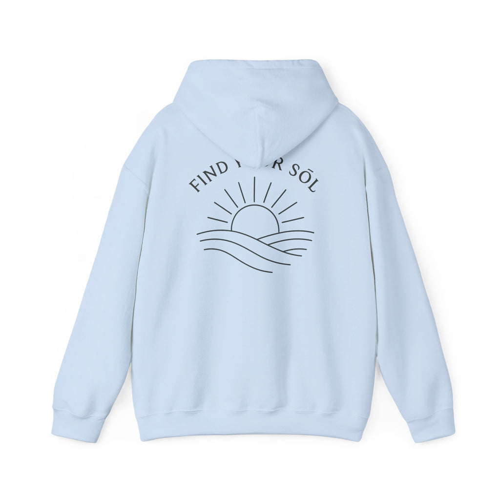 Sōl™ Clothing - Find Your Sōl Sweatshirt - Cozy Unisex Hoodie, Perfect Gift for Nature Lovers, Meditation Apparel, Casual Style