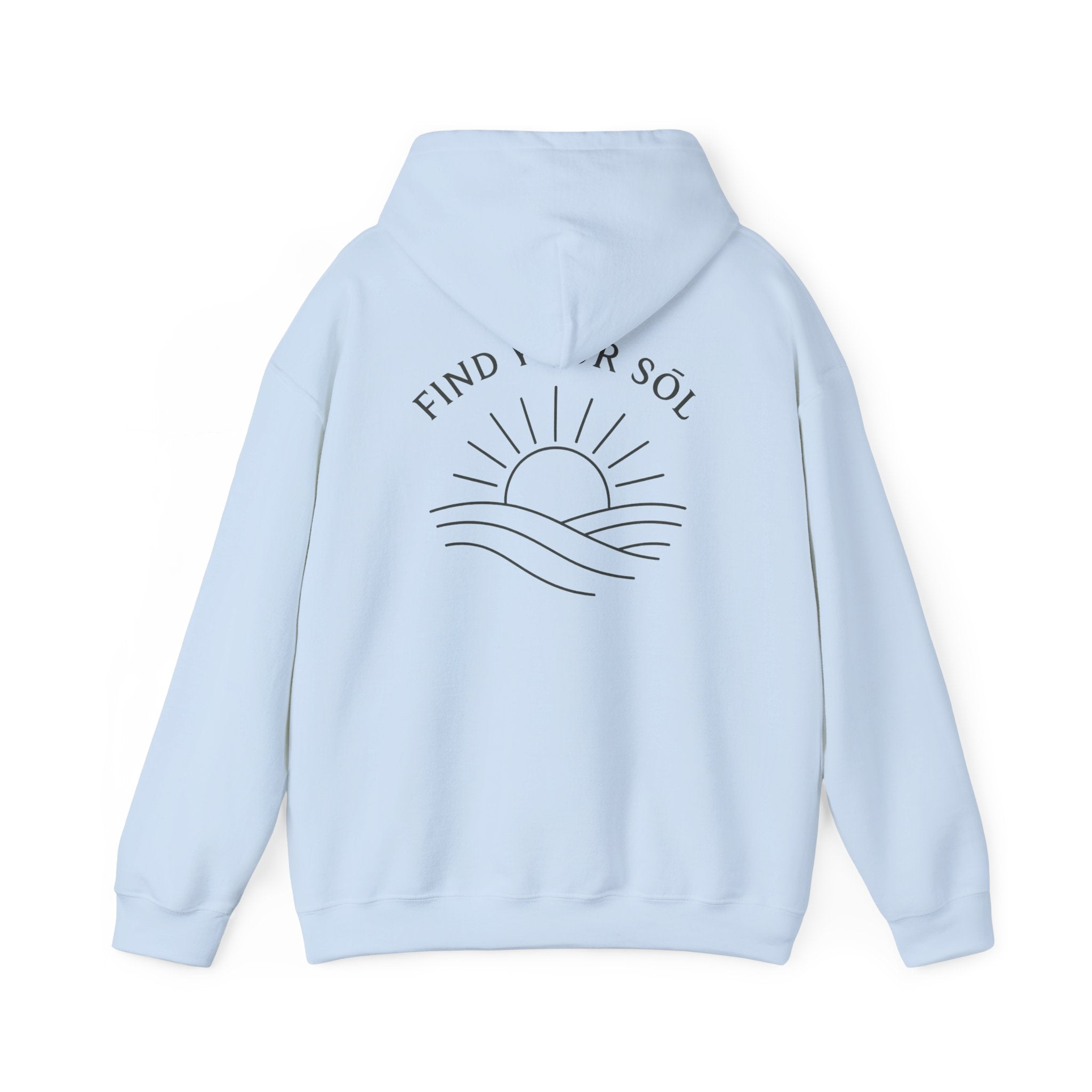 Sōl™ Clothing - Find Your Sōl Sweatshirt - Cozy Unisex Hoodie, Perfect Gift for Nature Lovers, Meditation Apparel, Casual Style
