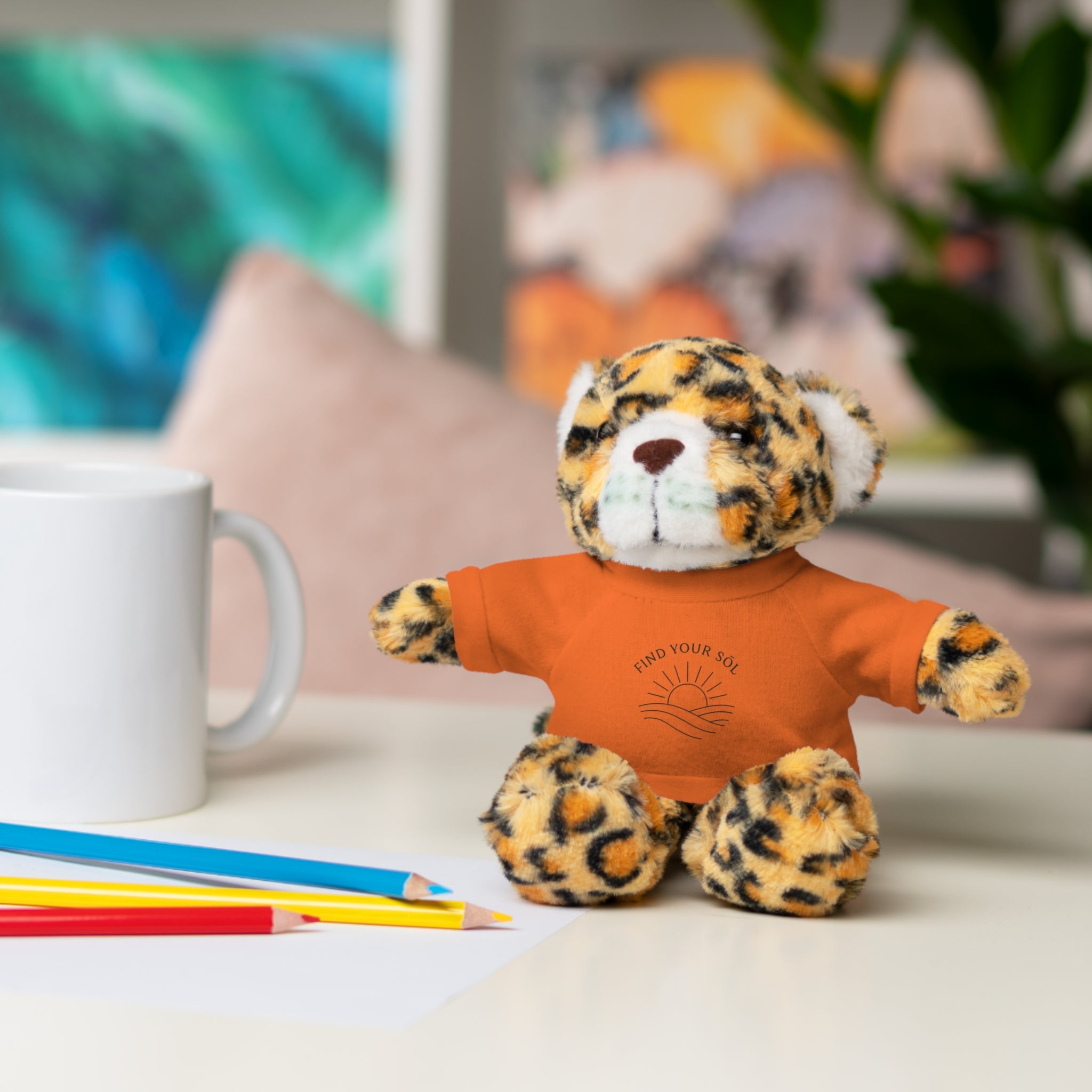 Sōl™ Clothing - Stuffed Animal T-Shirt Buddy, Cute Plush Toy, Personalized Gift, Kids' Birthday Present, Beary Sweet Comfort