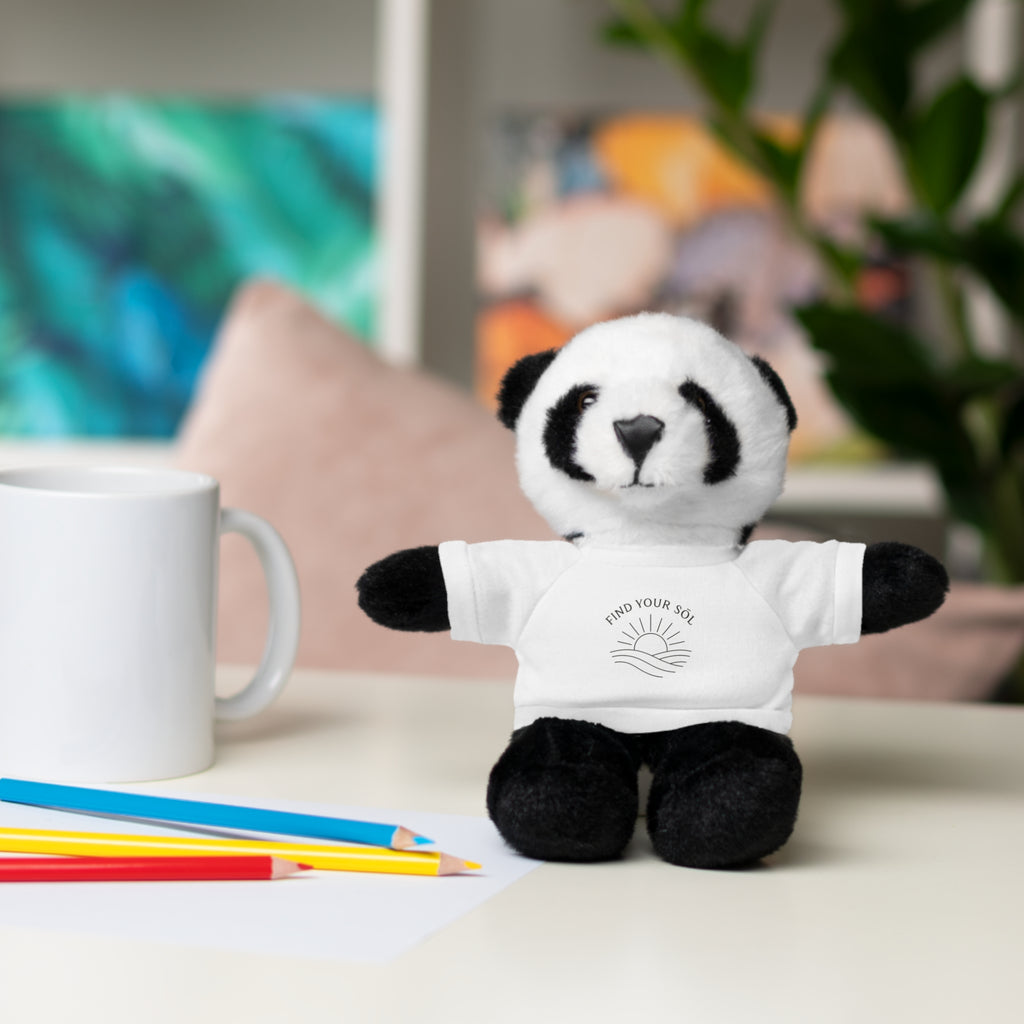 Sōl™ Clothing - Stuffed Animal T-Shirt Buddy, Cute Plush Toy, Personalized Gift, Kids' Birthday Present, Beary Sweet Comfort