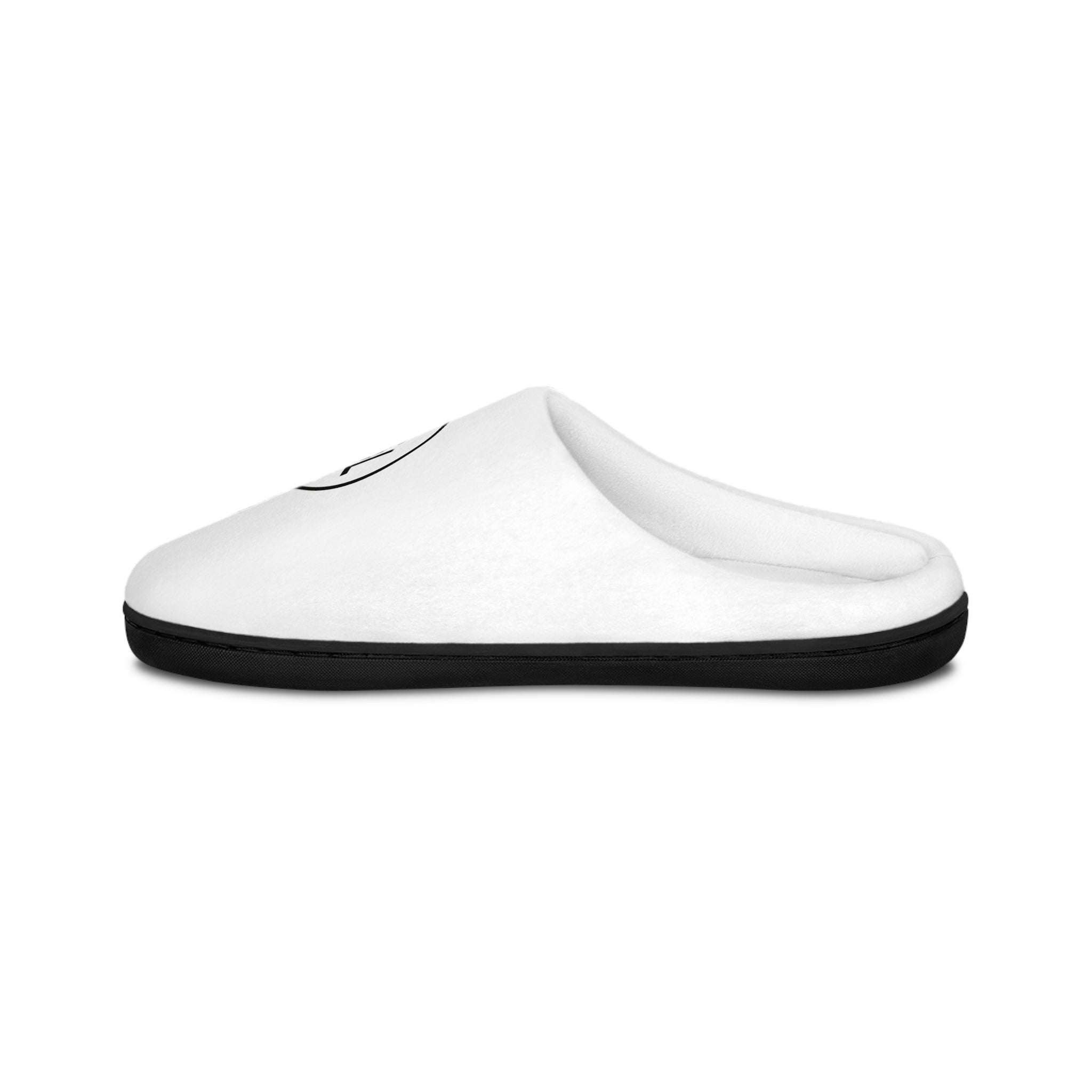 Sōl™ Clothing - Cozy Men's Indoor Slippers with Circular Logo Design, Comfortable Home Footwear, Perfect for Relaxation, Casual Lounging, Gift for Him