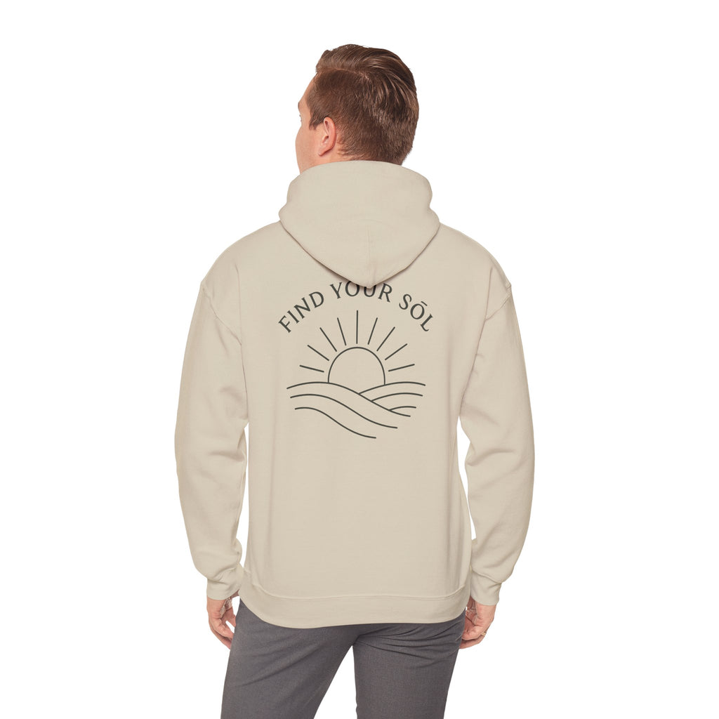 Sōl™ Clothing - Find Your Sōl Sweatshirt - Cozy Unisex Hoodie, Perfect Gift for Nature Lovers, Meditation Apparel, Casual Style