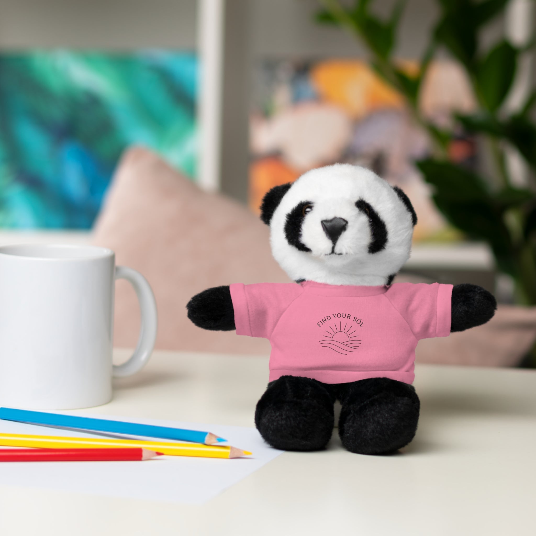 Sōl™ Clothing - Stuffed Animal T-Shirt Buddy, Cute Plush Toy, Personalized Gift, Kids' Birthday Present, Beary Sweet Comfort