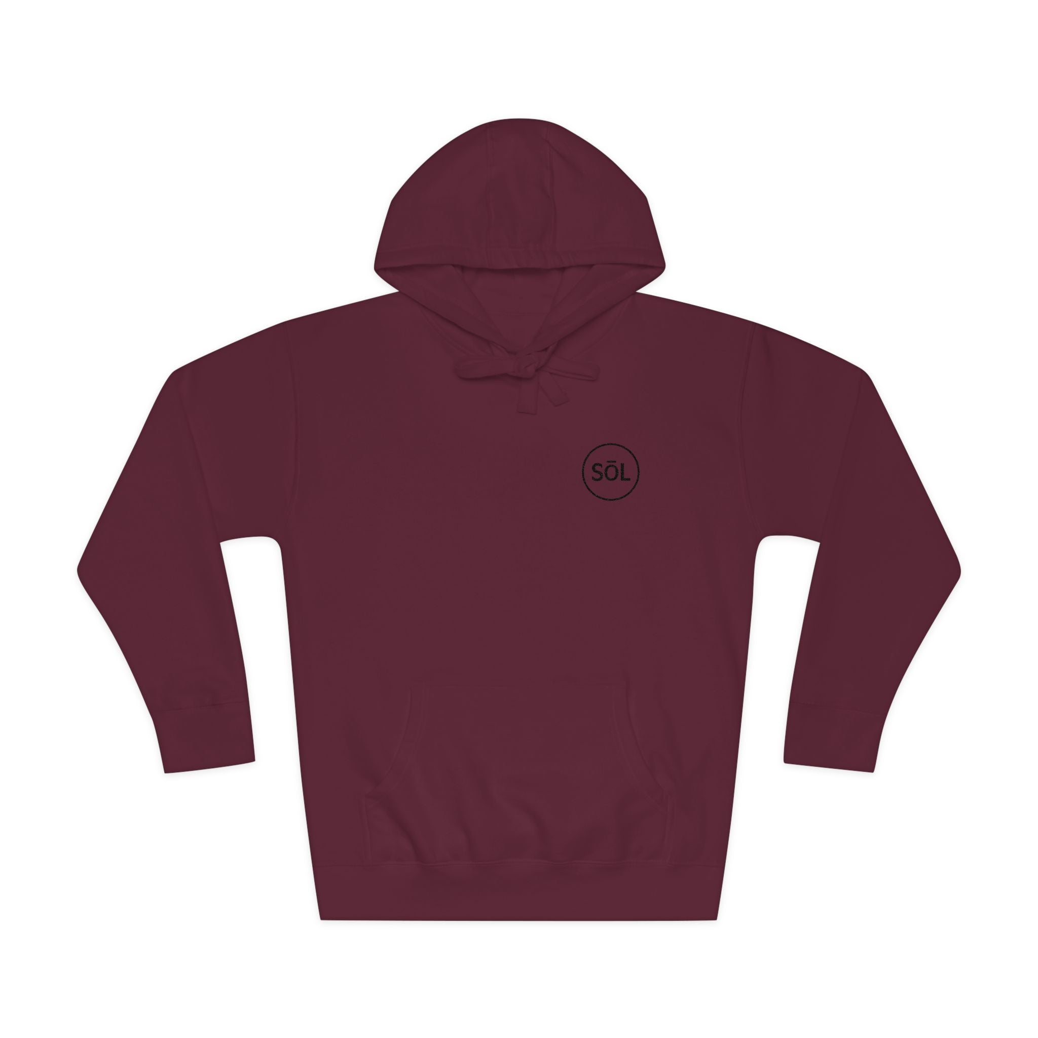 Sōl™ Clothing - Cozy Unisex Fleece Hoodie for Everyday Comfort, Casual Wear, Gift for Friends, Pumpkin Spice Season, Relaxing Days