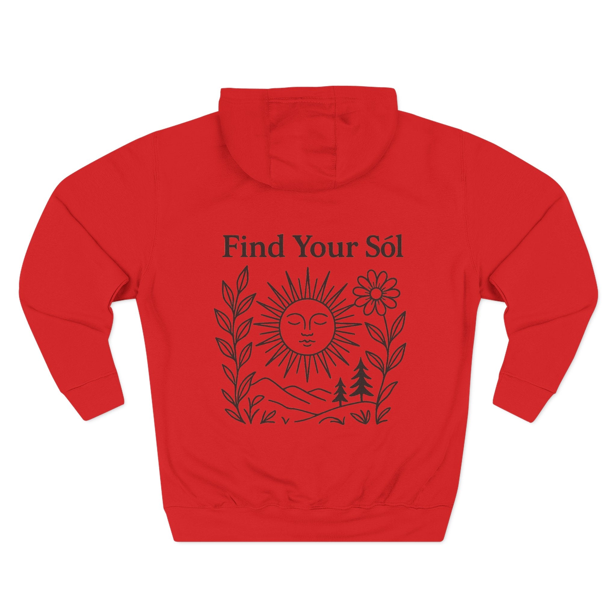 Sōl™ Clothing - Sunshine Inspired Fleece Hoodie - Find Your Sól, Cozy Sweatshirt, Nature Lover Gift, Warm Layer for Outdoor Adventures, Casual Stylish [...]