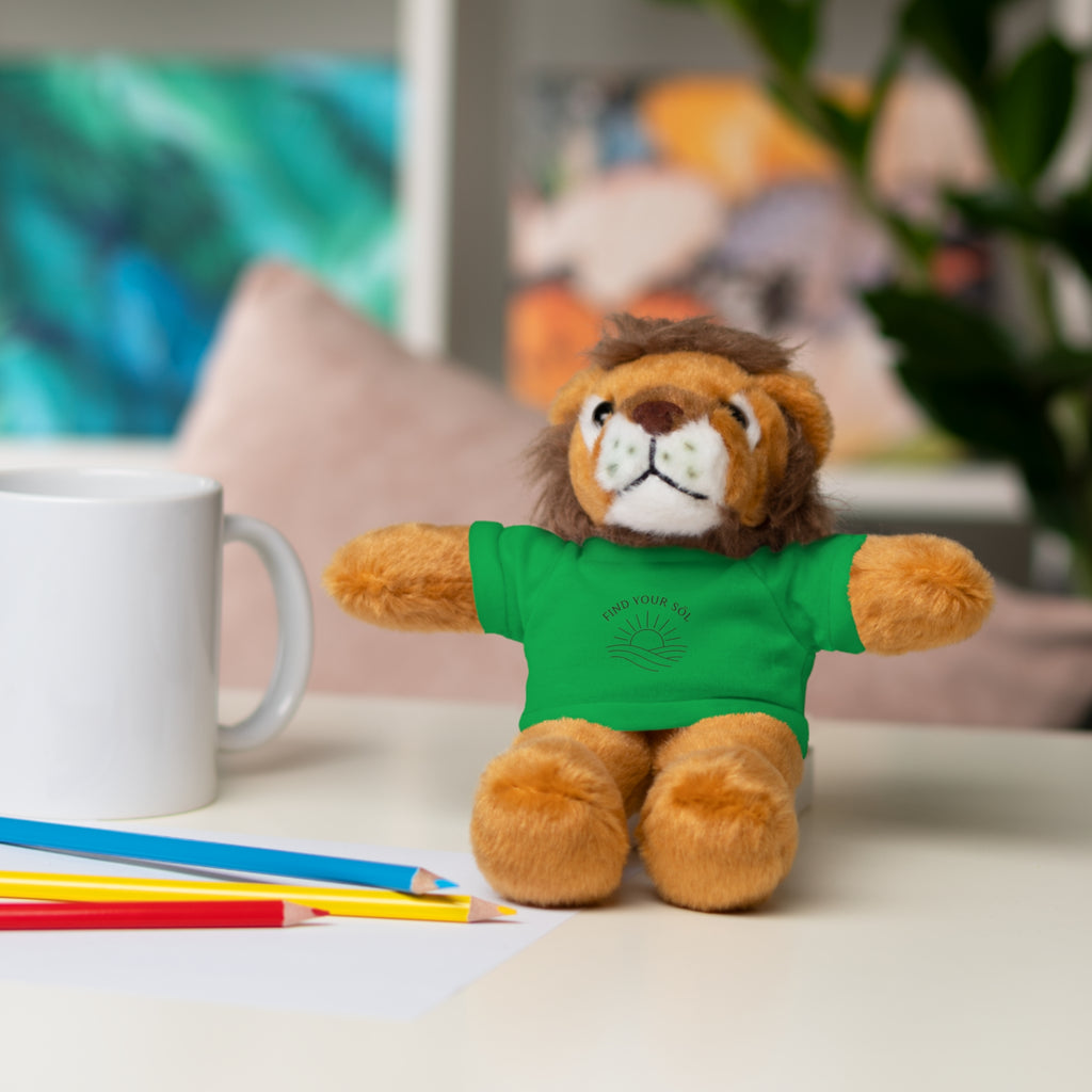 Sōl™ Clothing - Stuffed Animal T-Shirt Buddy, Cute Plush Toy, Personalized Gift, Kids' Birthday Present, Beary Sweet Comfort