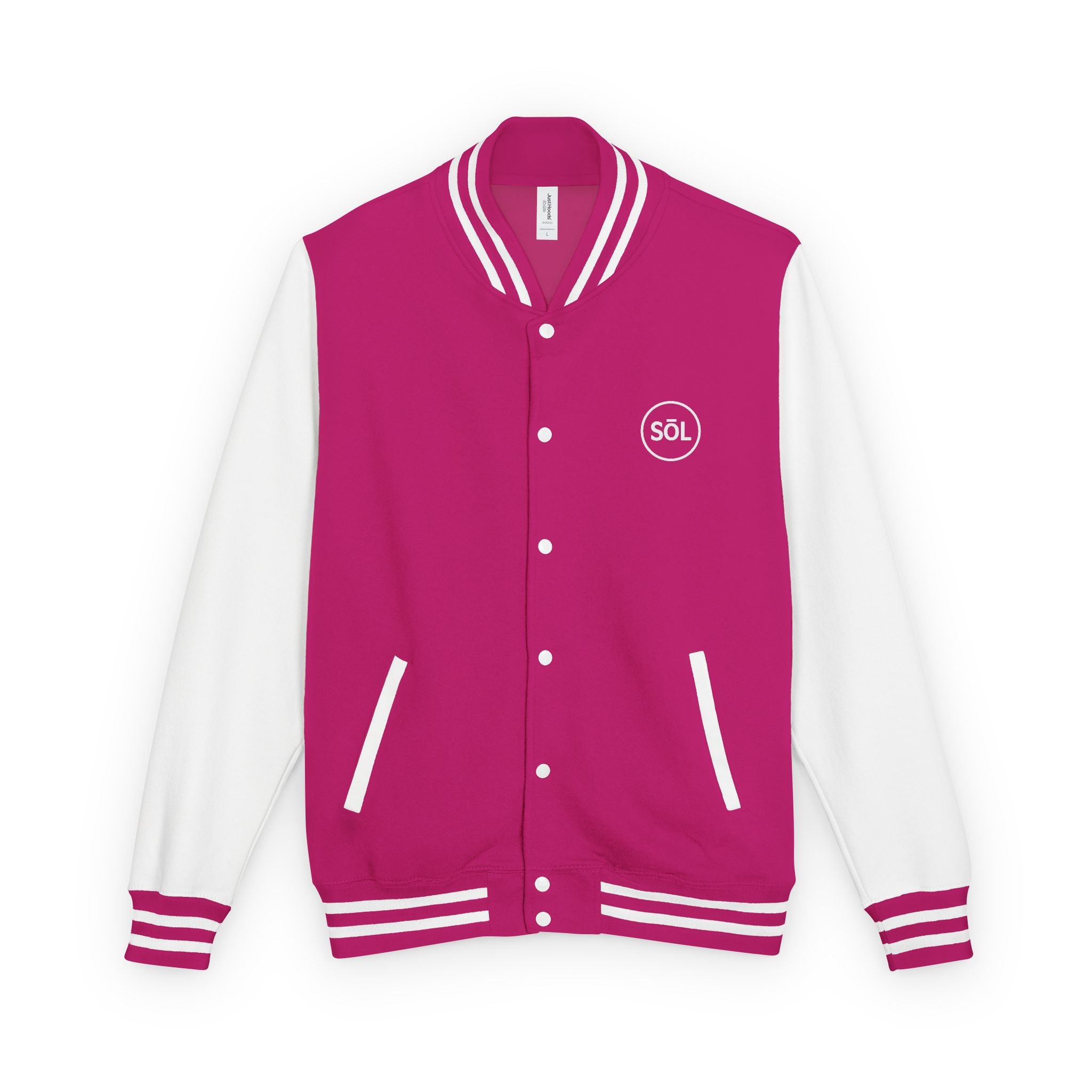 Sōl™ Clothing - Unisex Heavyweight Letterman Jacket - Find Your Sól, Personalized Gift, College Apparel, Retro Style, Casual Outerwear