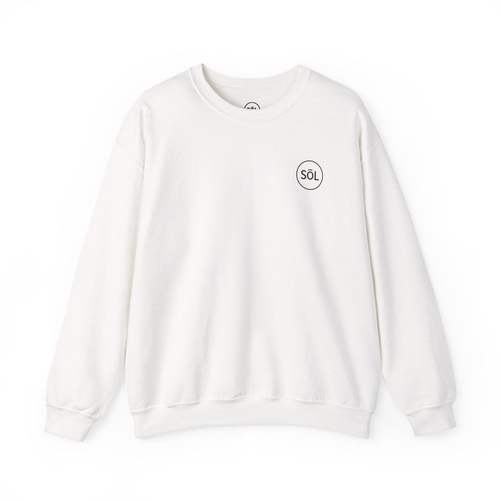 Sōl™ Clothing - Minimalist Crewneck Sweatshirt, Cozy Unisex Sweatshirt, Gift for Her, Casual Wear, Layering Essential, Comfortable Outfit