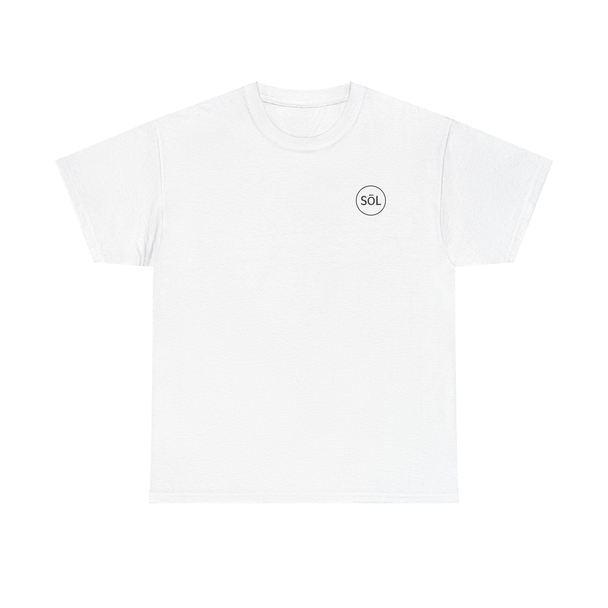 Sōl™ Clothing Unisex Heavy Cotton Minimal Tee - Casual Comfort Wear, Everyday Tee, Gift for Him/Her, Summer Basic, Stylish Layering Piece