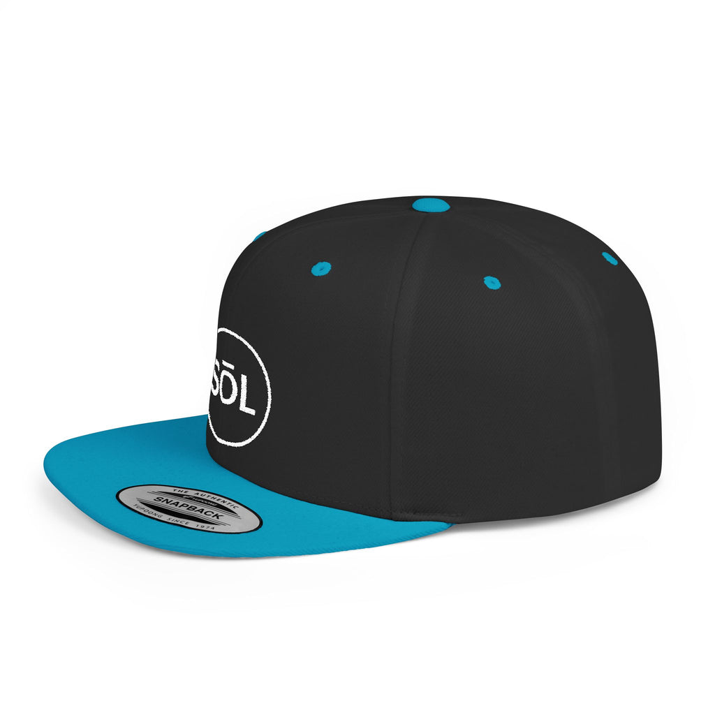 Sōl™ Clothing - Flat Bill Snapback Cap, Trendy Snapback Hat for Urban Fashion, Casual Streetwear Accessory, Perfect Gift for Him, Birthday Gift, [...]