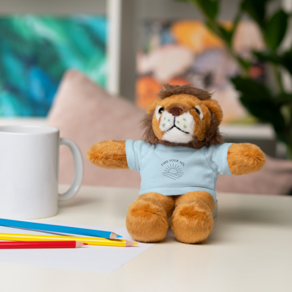 Sōl™ Clothing - Stuffed Animal T-Shirt Buddy, Cute Plush Toy, Personalized Gift, Kids' Birthday Present, Beary Sweet Comfort