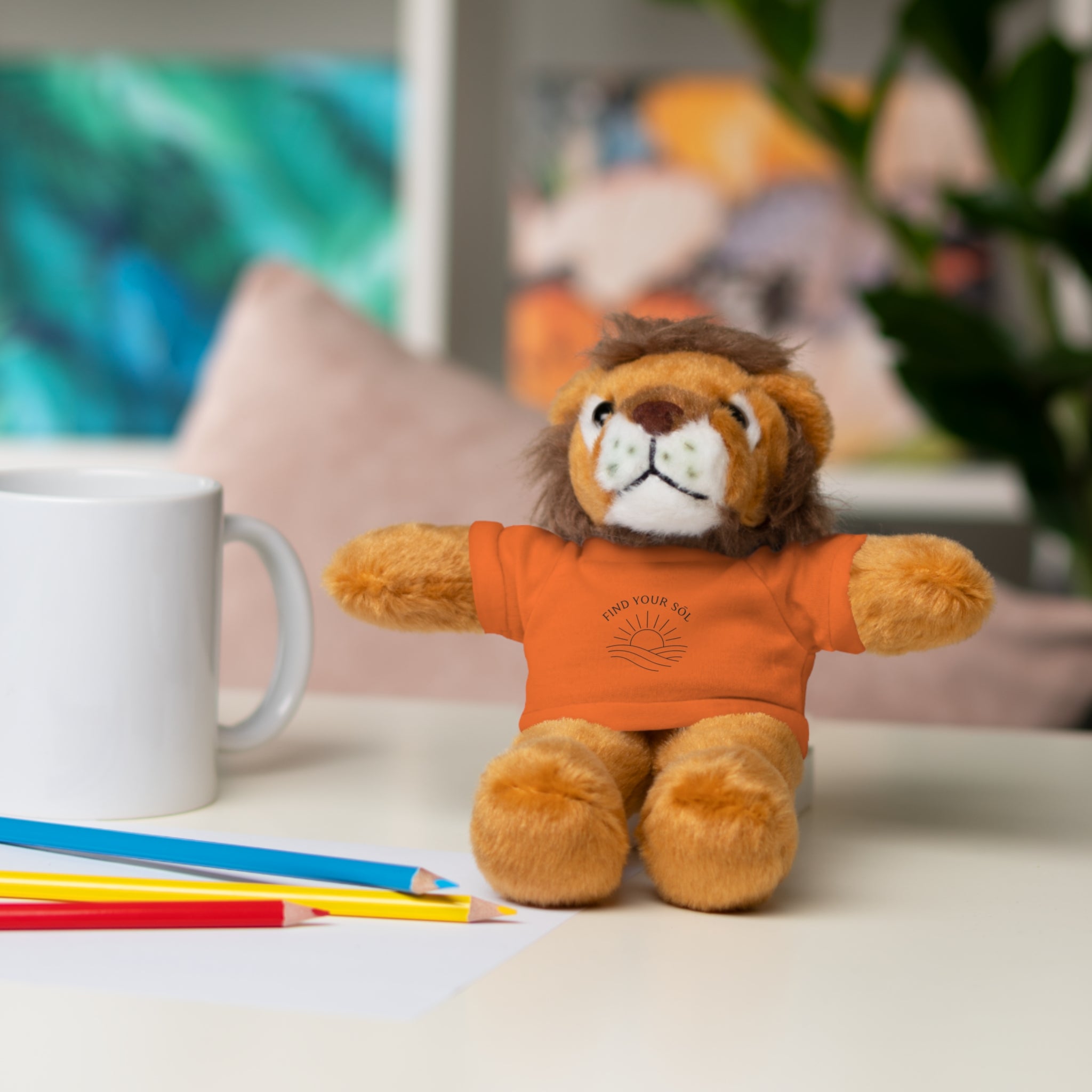 Sōl™ Clothing - Stuffed Animal T-Shirt Buddy, Cute Plush Toy, Personalized Gift, Kids' Birthday Present, Beary Sweet Comfort