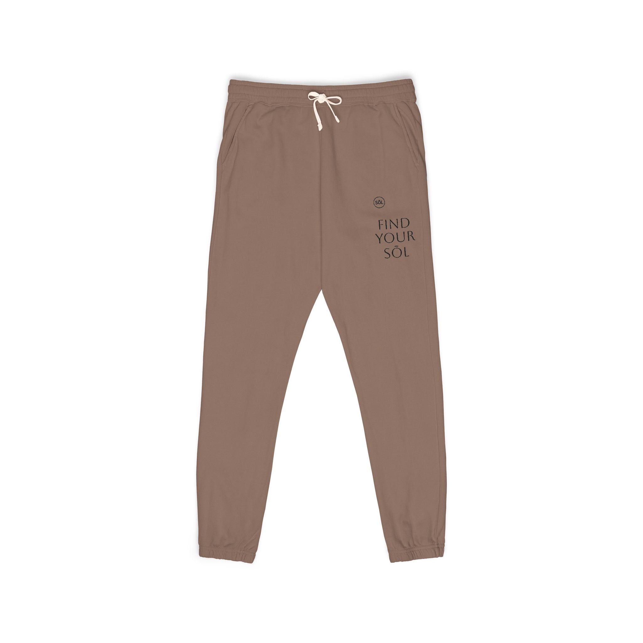 Sōl™ Clothing - Cozy Fleece Sweatpants - Find Your Soul, Loungewear, Casual Comfort, Gift for Her, Unisex Joggers