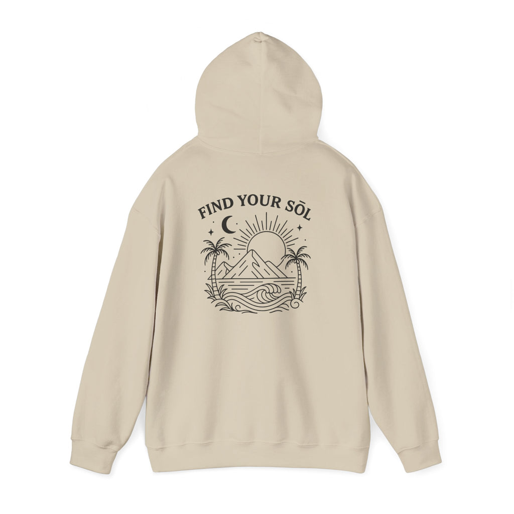 Sōl™ Clothing - Sunshine Graphic Hoodie | Unisex Hooded Sweatshirt | Feel Good Apparel | Cozy Gift for Her/Him | Sun Lover's Top | Casual Wear