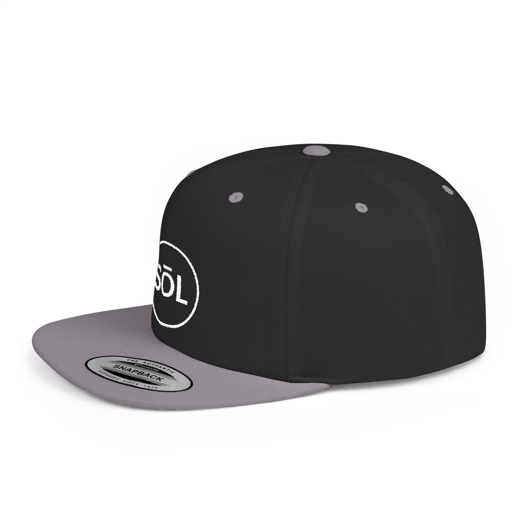 Sōl™ Clothing - Flat Bill Snapback Cap, Trendy Snapback Hat for Urban Fashion, Casual Streetwear Accessory, Perfect Gift for Him, Birthday Gift, [...]