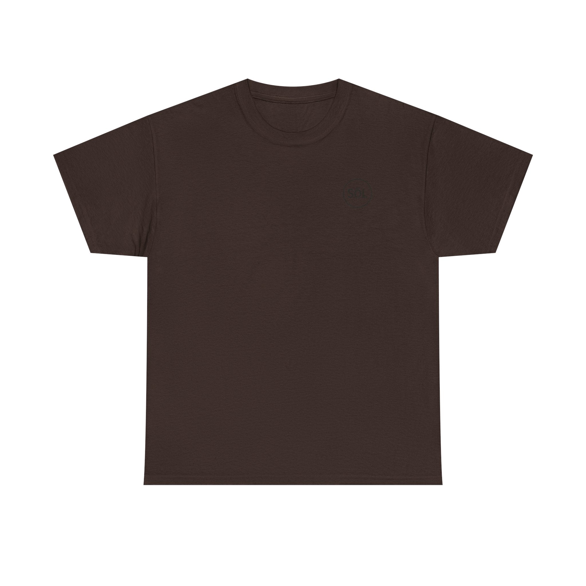 Sōl™ Clothing Unisex Heavy Cotton Minimal Tee - Casual Comfort Wear, Everyday Tee, Gift for Him/Her, Summer Basic, Stylish Layering Piece